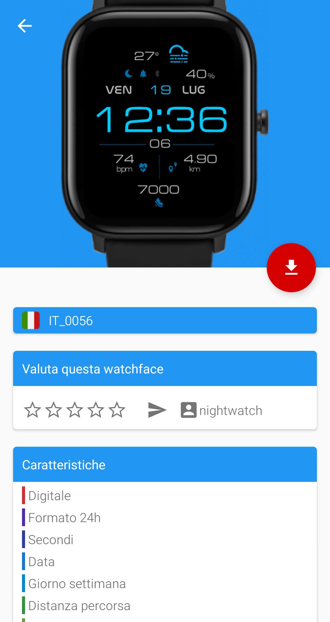 اسکرین شات 4 برنامه Amazfit GTS WatchFaces