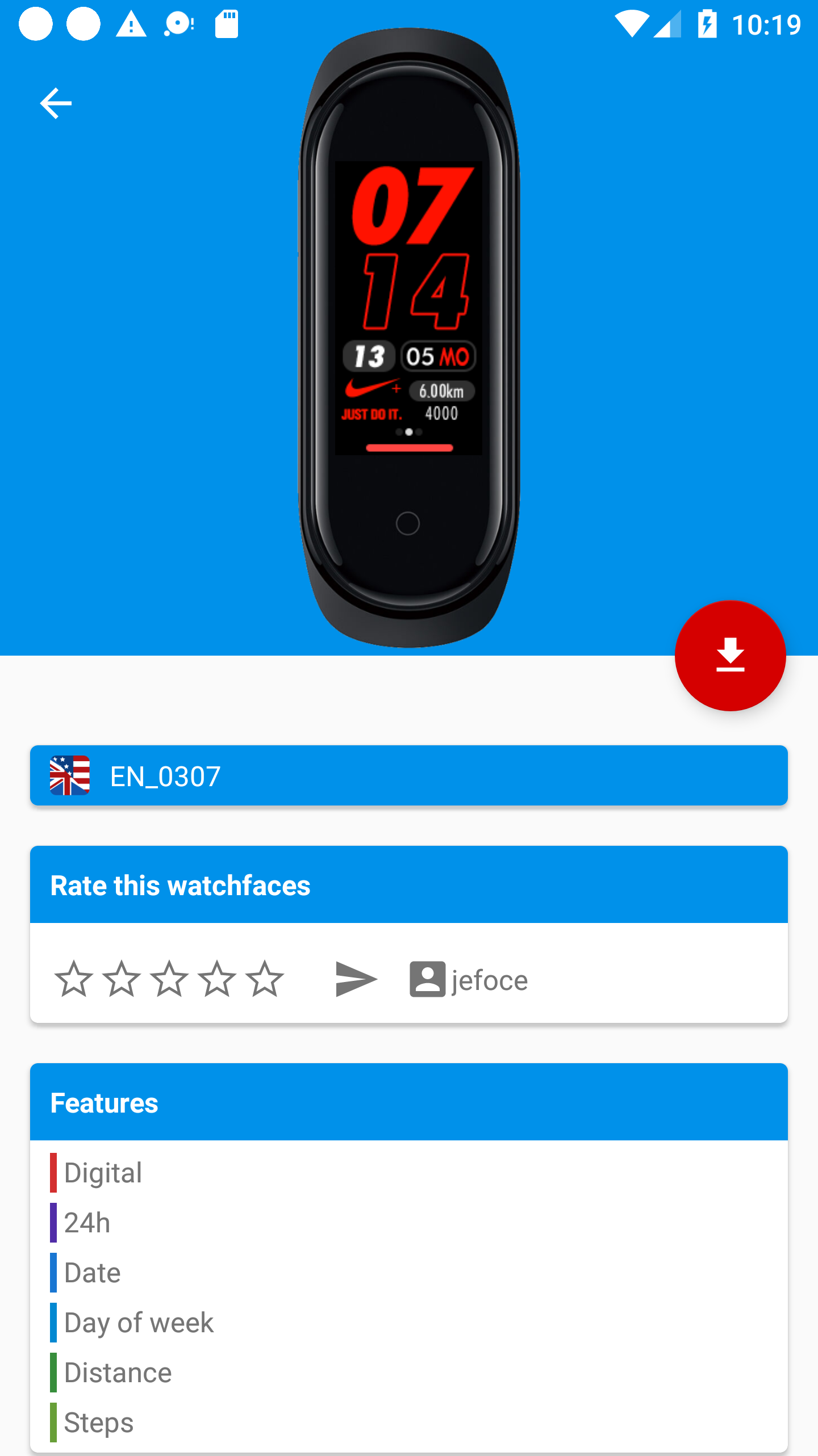 اسکرین شات 4 برنامه Mi Band 4 WatchFaces