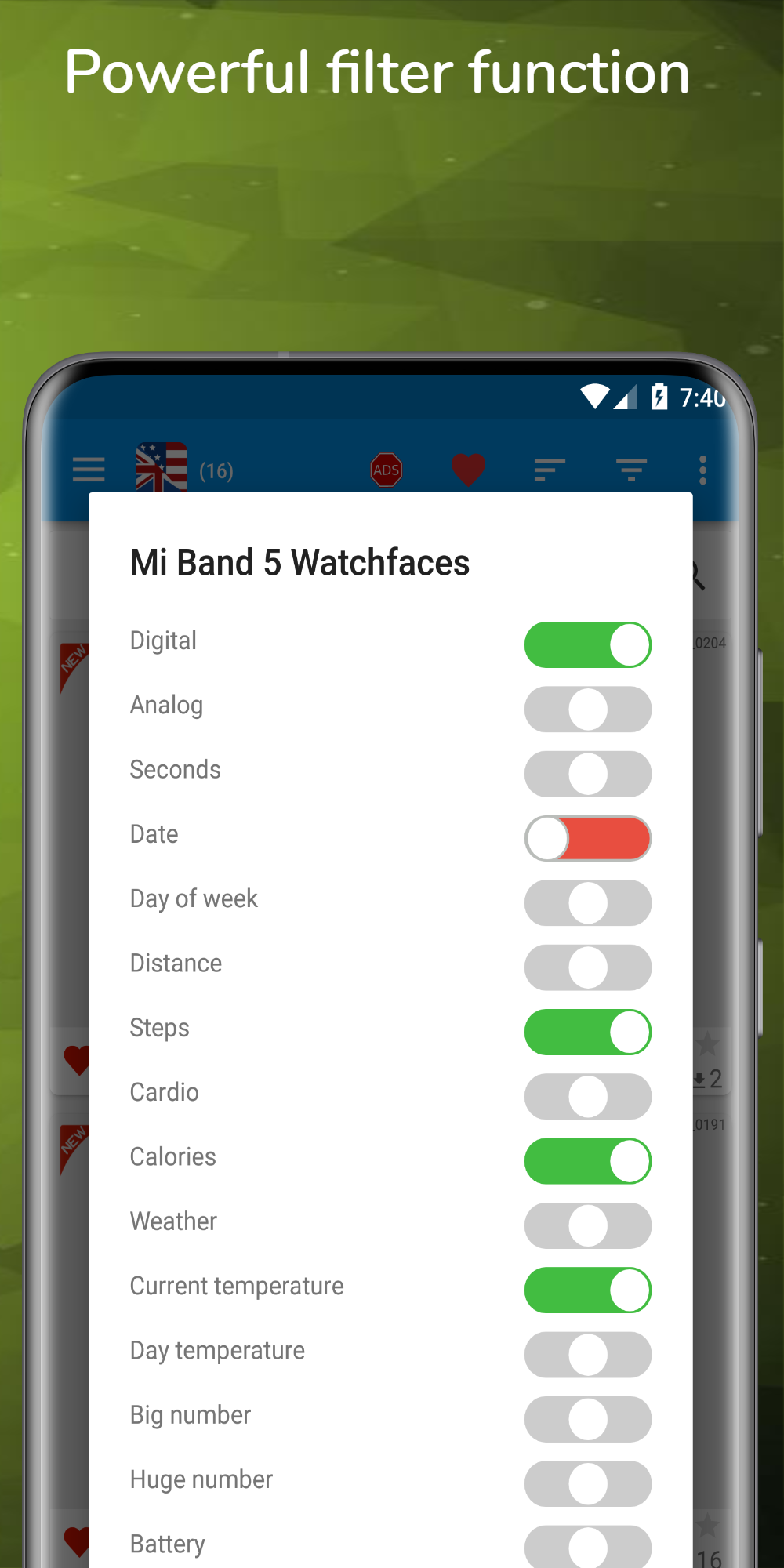 اسکرین شات 7 برنامه Mi Band 5 WatchFaces