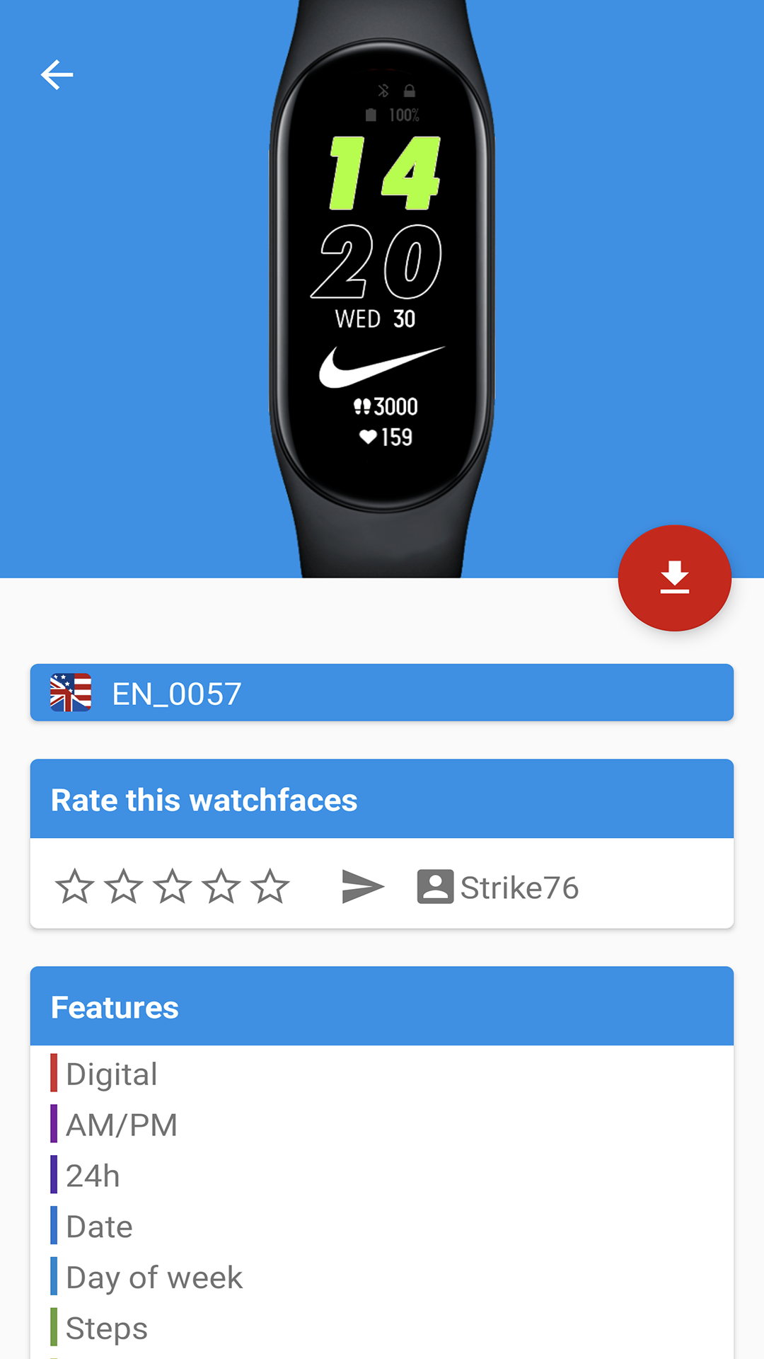 اسکرین شات 4 برنامه Mi Band 7 Watchfaces