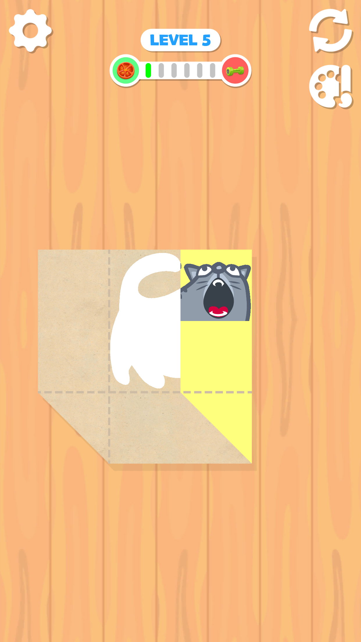 اسکرین شات 3 بازی Fold It! Paper Puzzle 3D