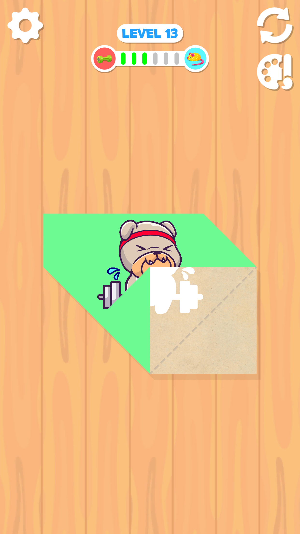 اسکرین شات 4 بازی Fold It! Paper Puzzle 3D