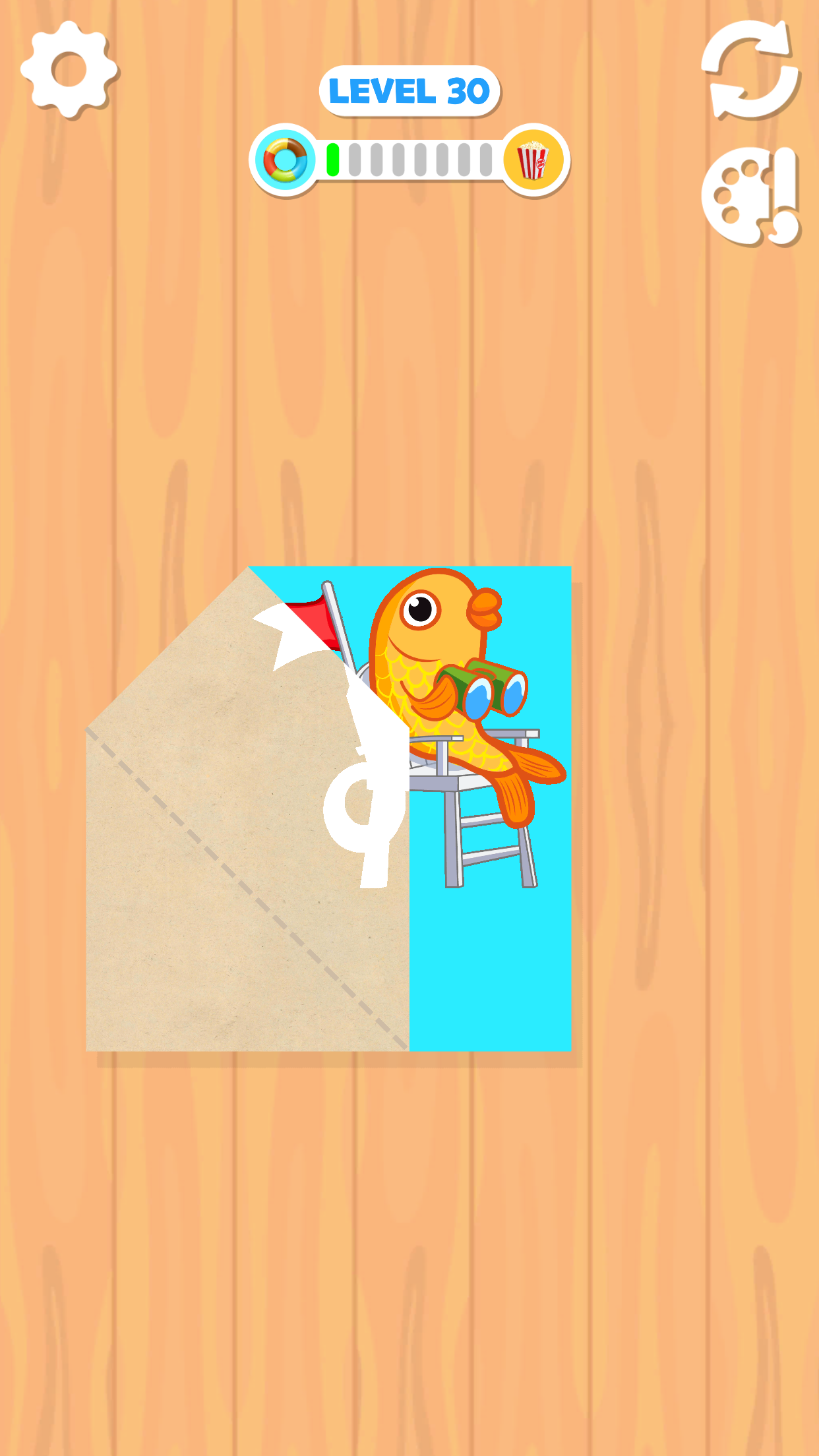 اسکرین شات 6 بازی Fold It! Paper Puzzle 3D