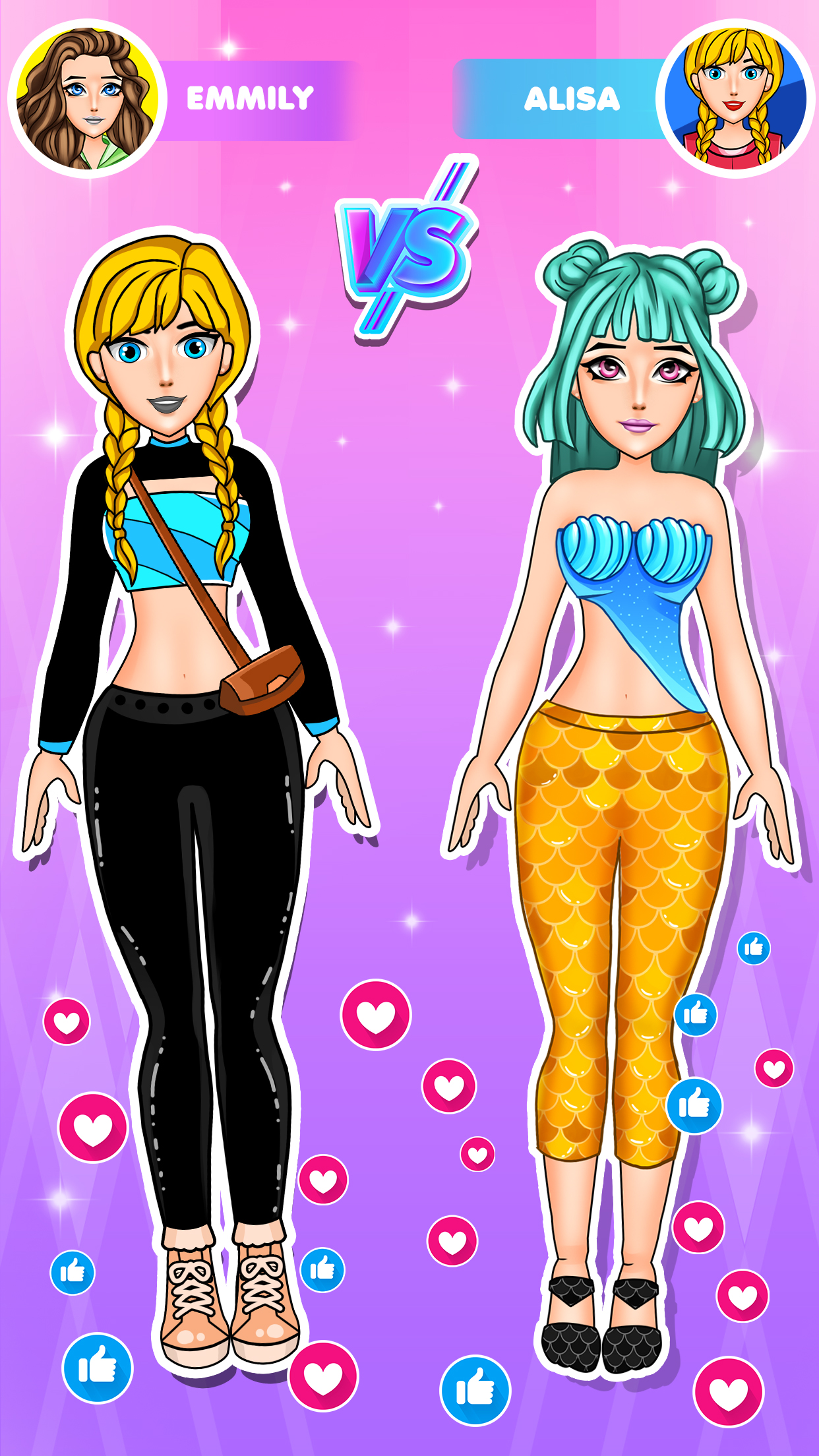 اسکرین شات 6 بازی Paper Doll Dress Up Challenge