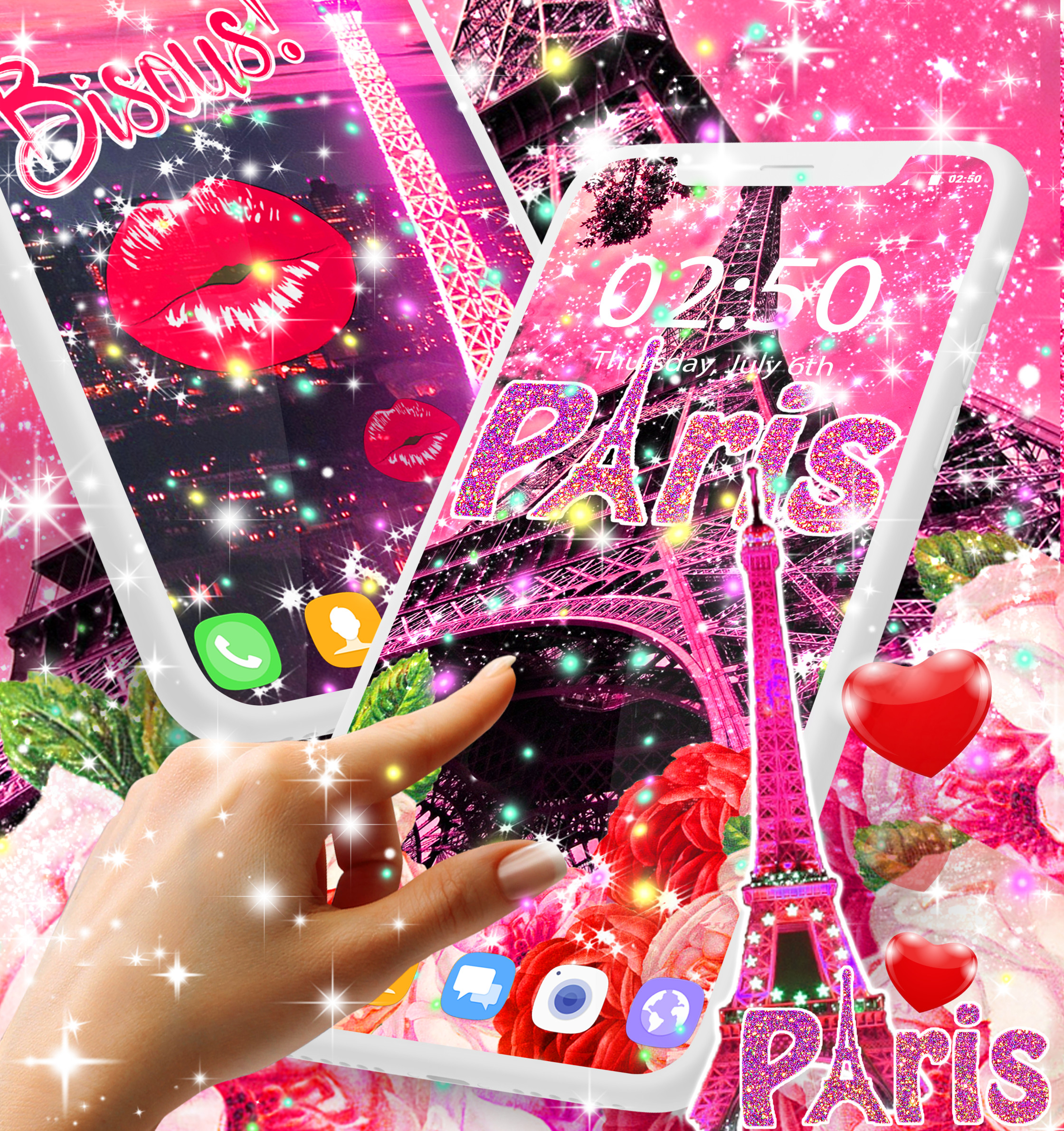 اسکرین شات 2 برنامه Paris wallpapers