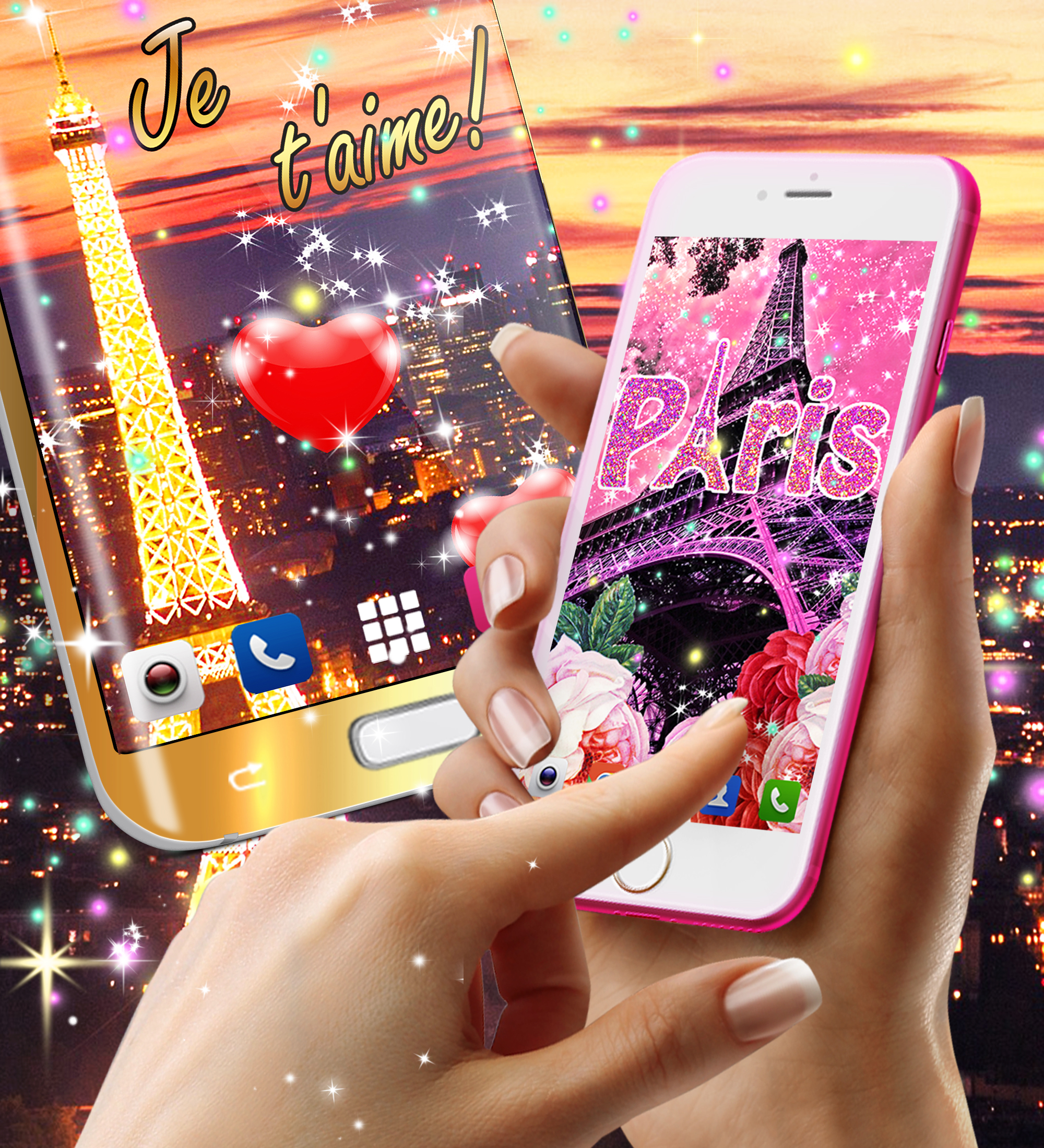 اسکرین شات 5 برنامه Paris wallpapers