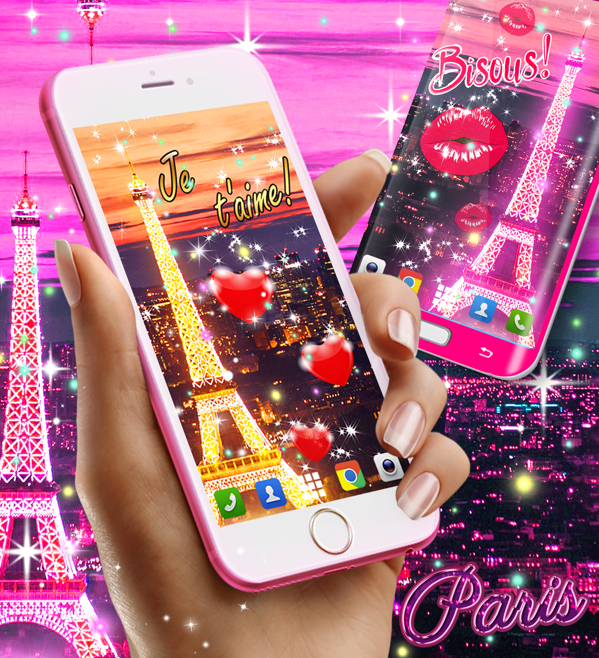 اسکرین شات 4 برنامه Paris wallpapers
