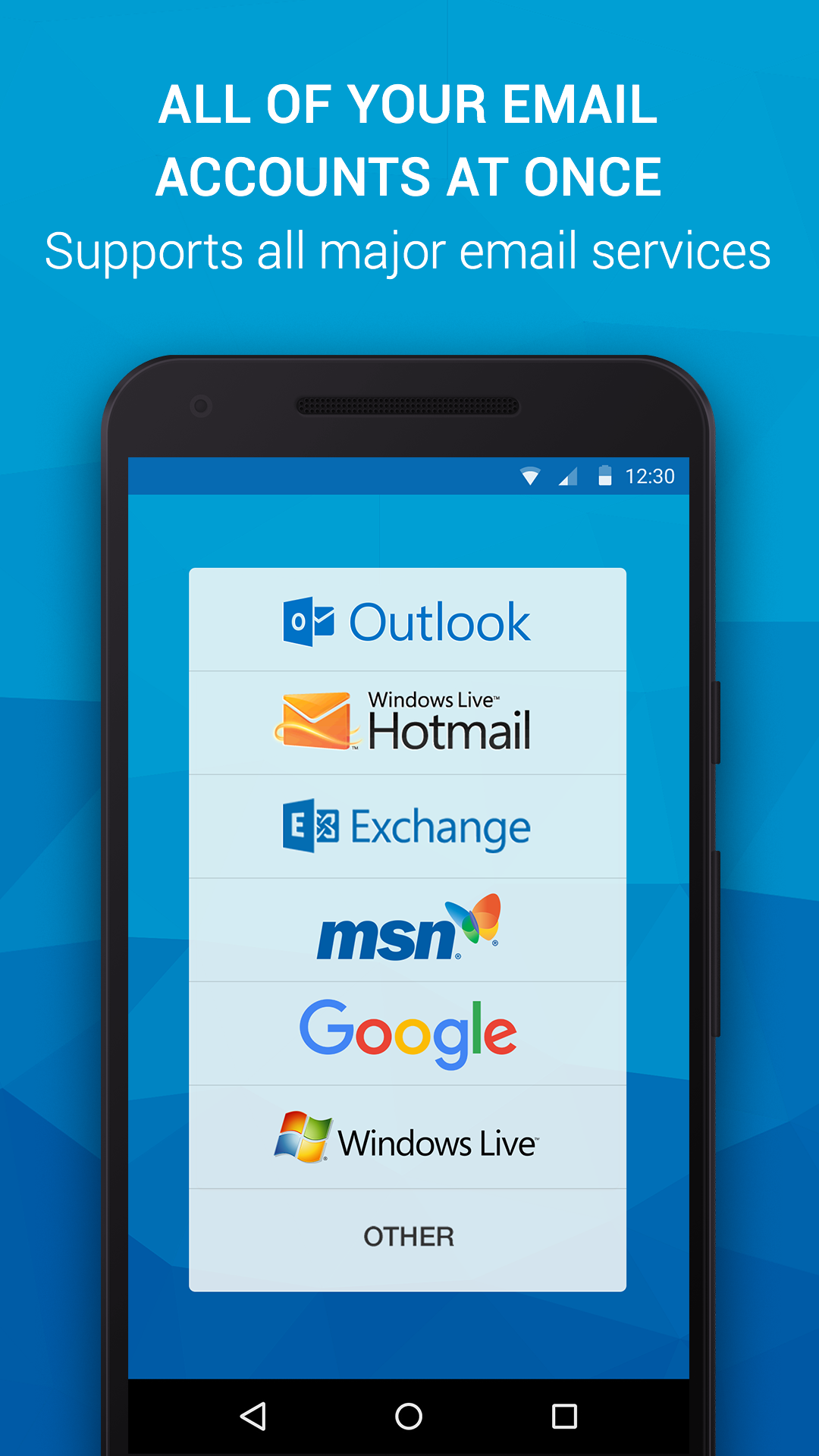 اسکرین شات 1 برنامه Email App for Any Mail