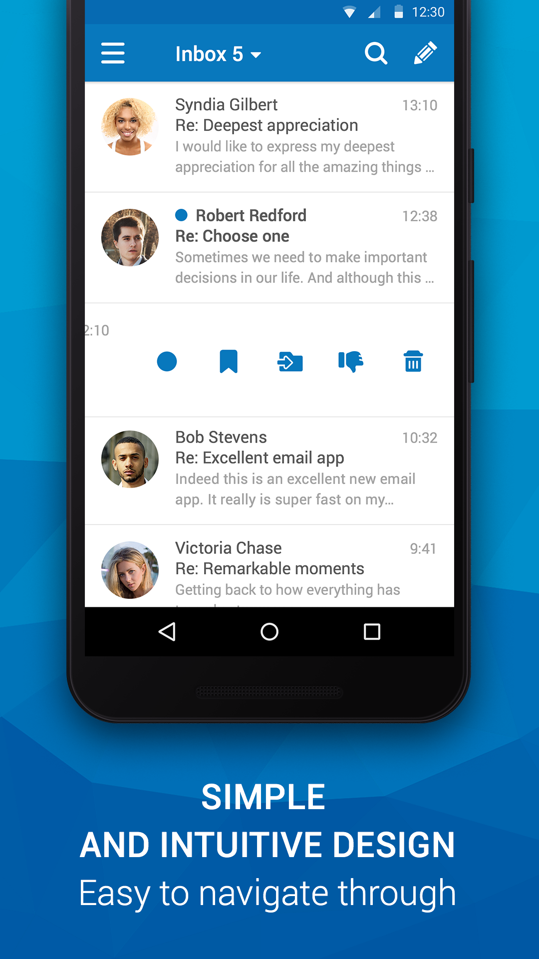 اسکرین شات 2 برنامه Email App for Any Mail