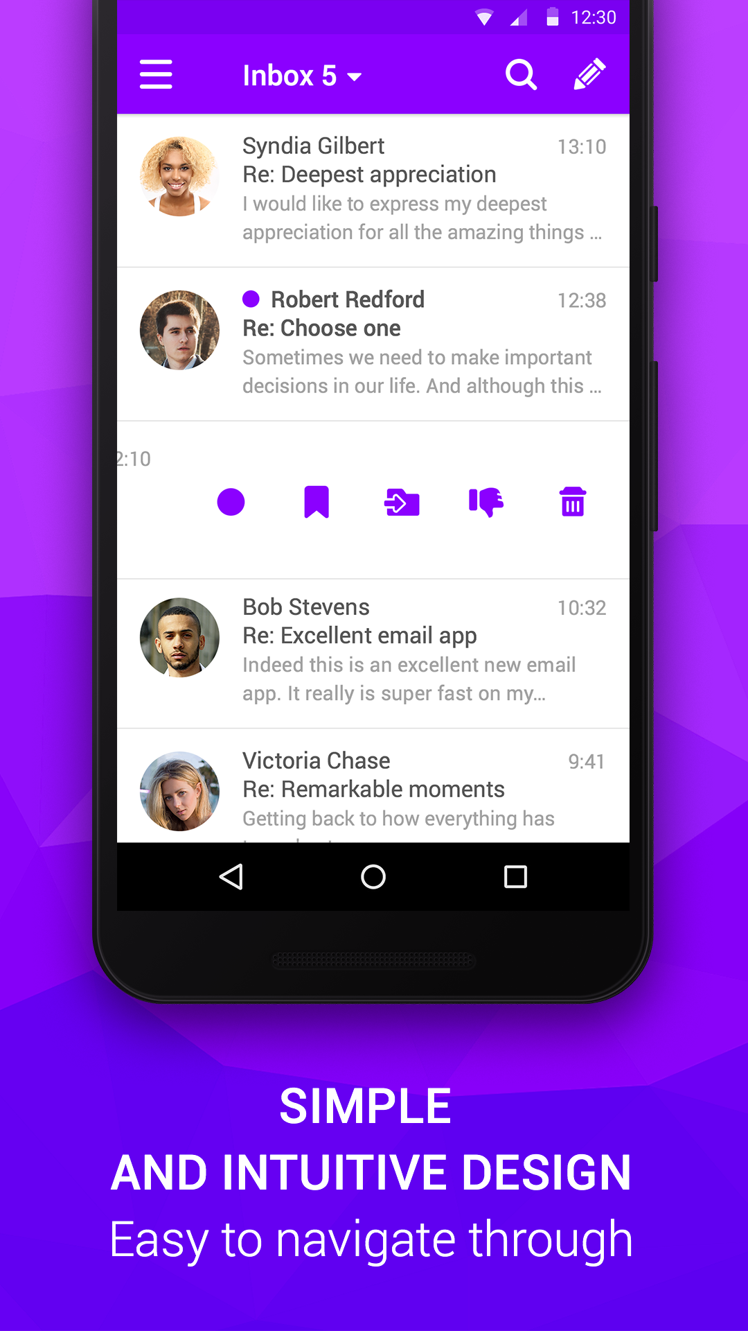 اسکرین شات 2 برنامه Email App for Android