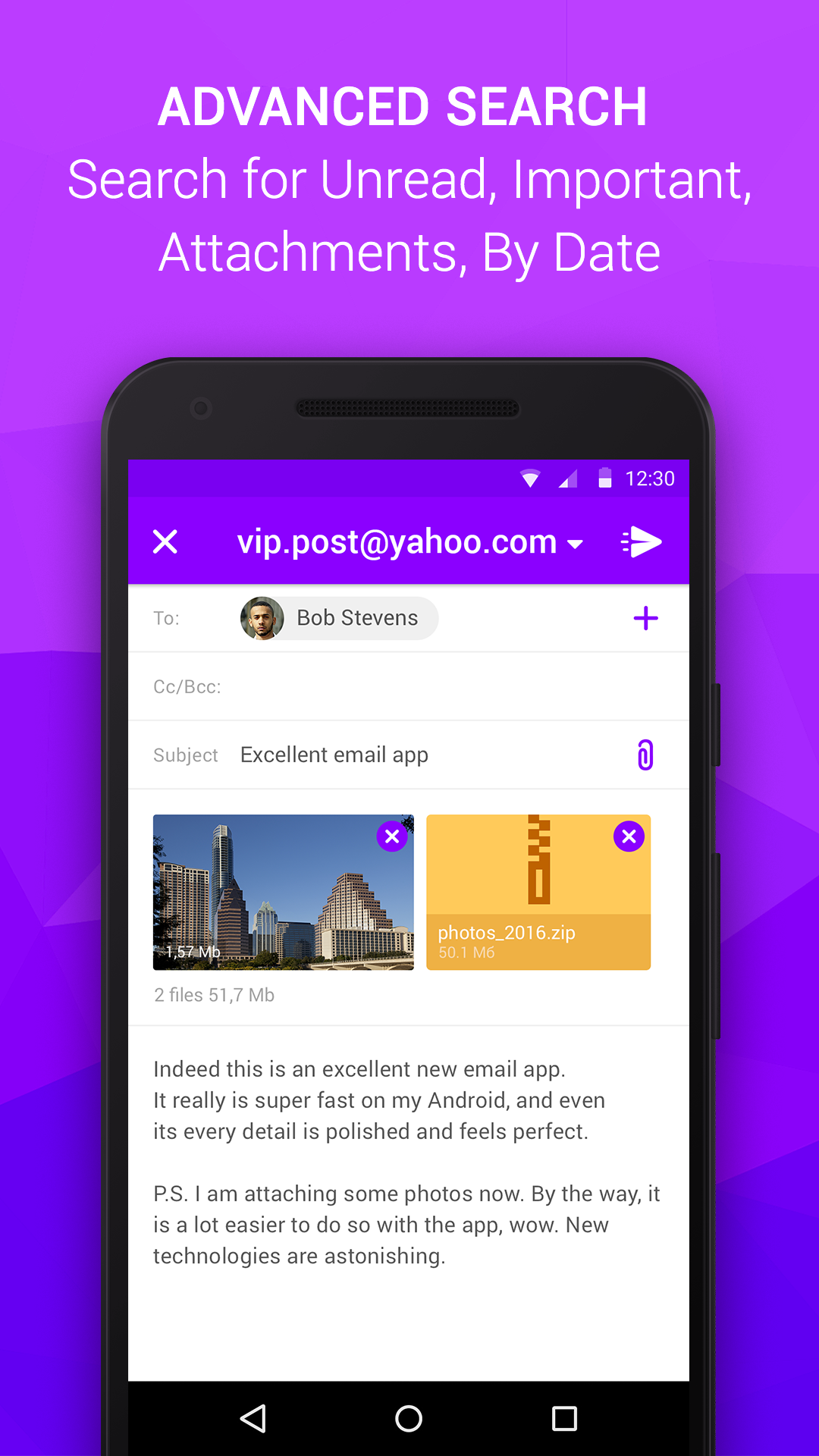 اسکرین شات 3 برنامه Email App for Android
