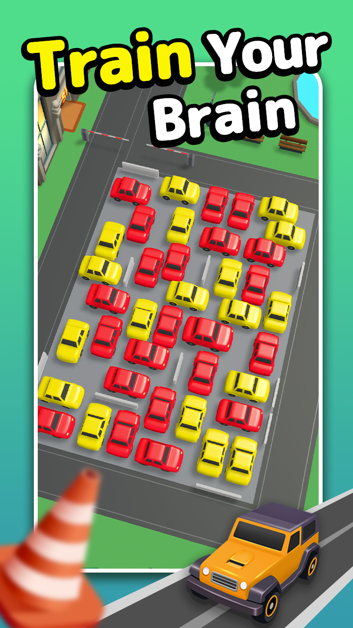 اسکرین شات 3 بازی Parking Jam 3D - Car Puzzle