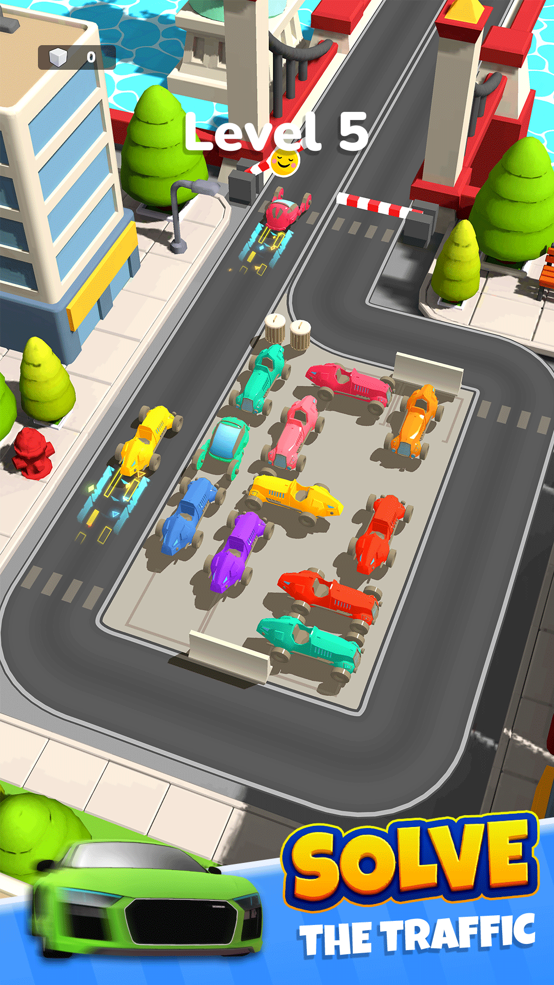 اسکرین شات 2 بازی Parking Fever 3D - Unblock Car