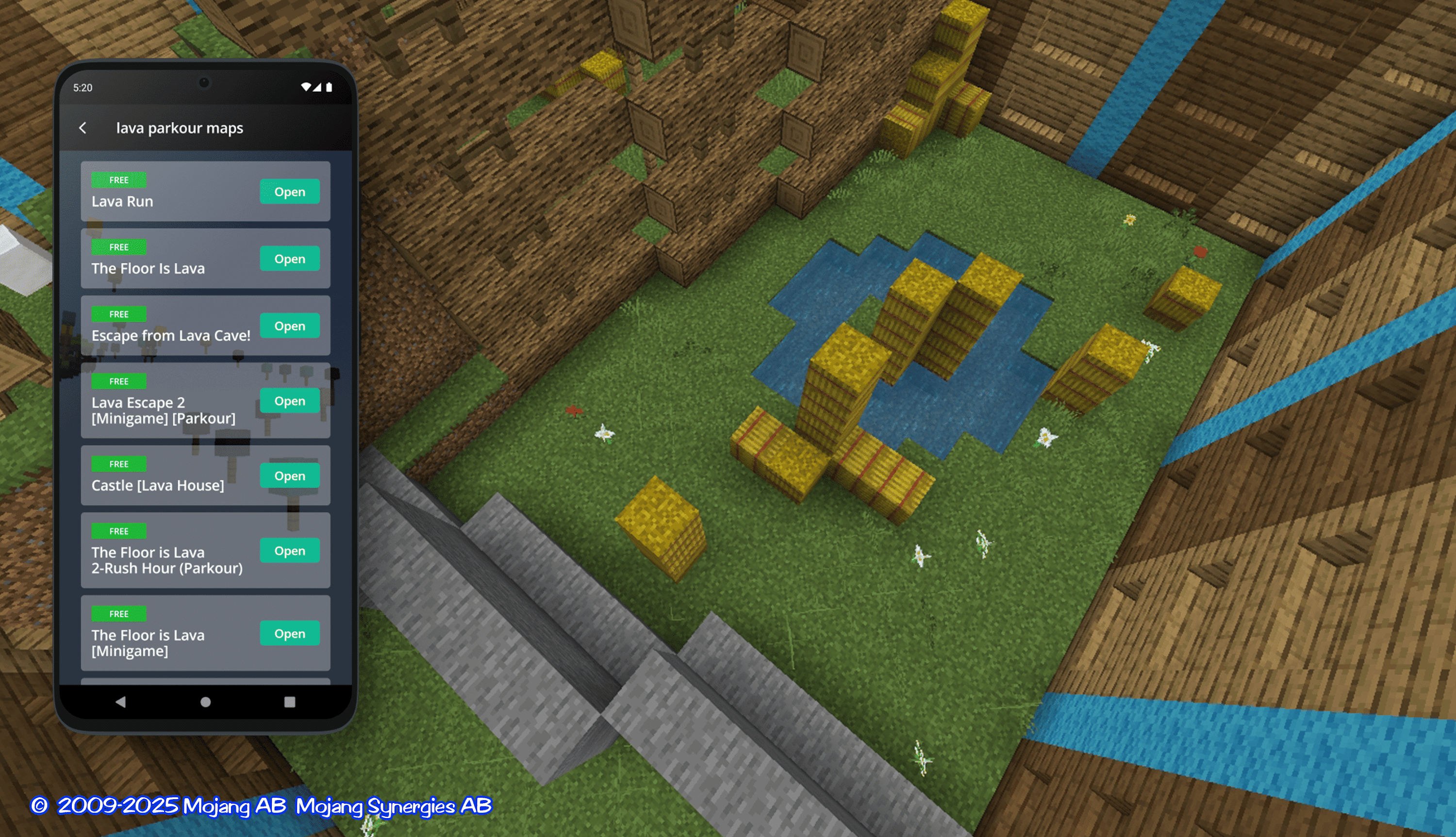 اسکرین شات 3 برنامه parkour for mcpe