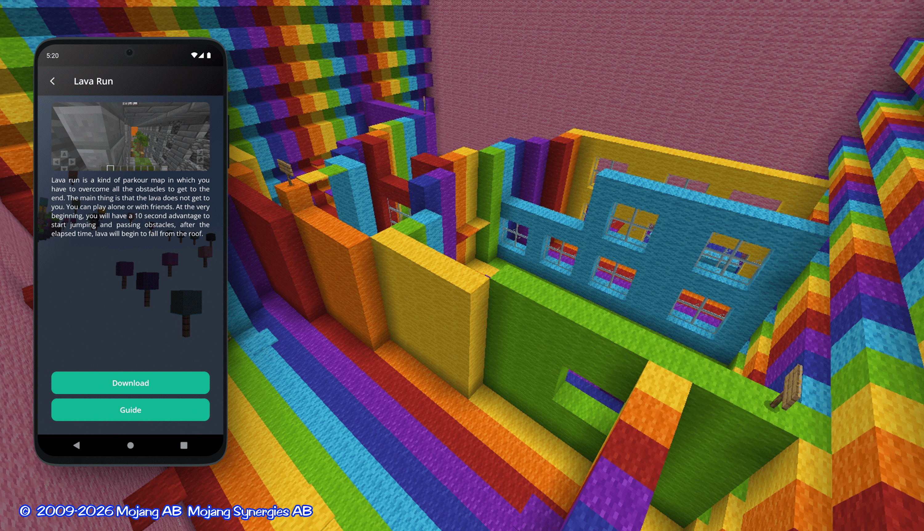 اسکرین شات 5 برنامه parkour for mcpe