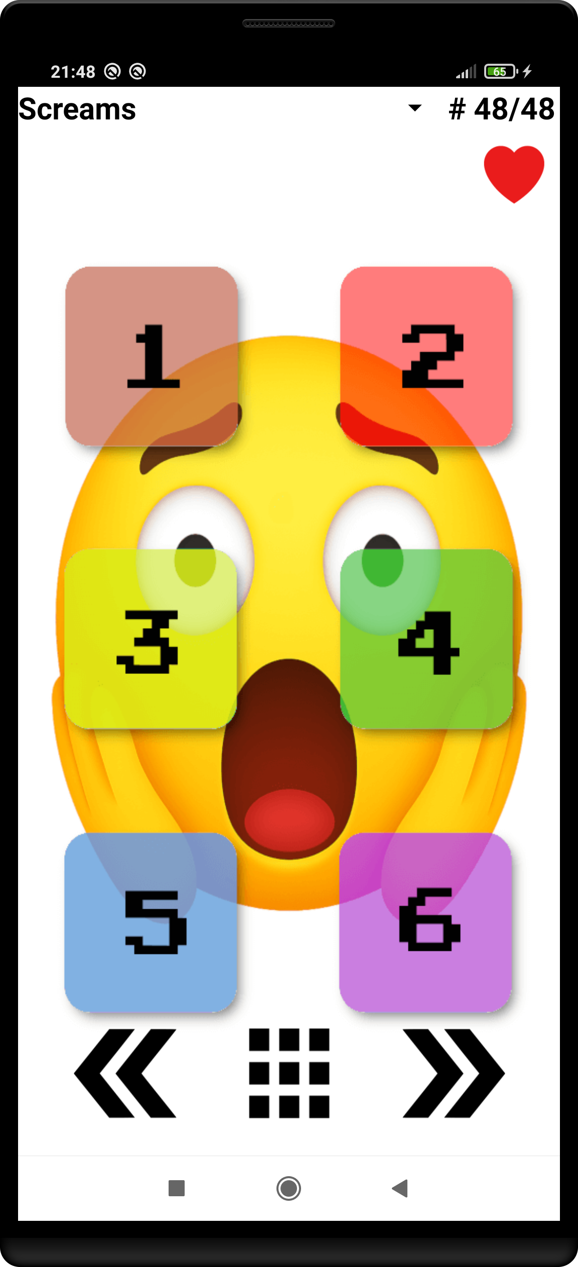 اسکرین شات 5 برنامه Funny Scary Sounds