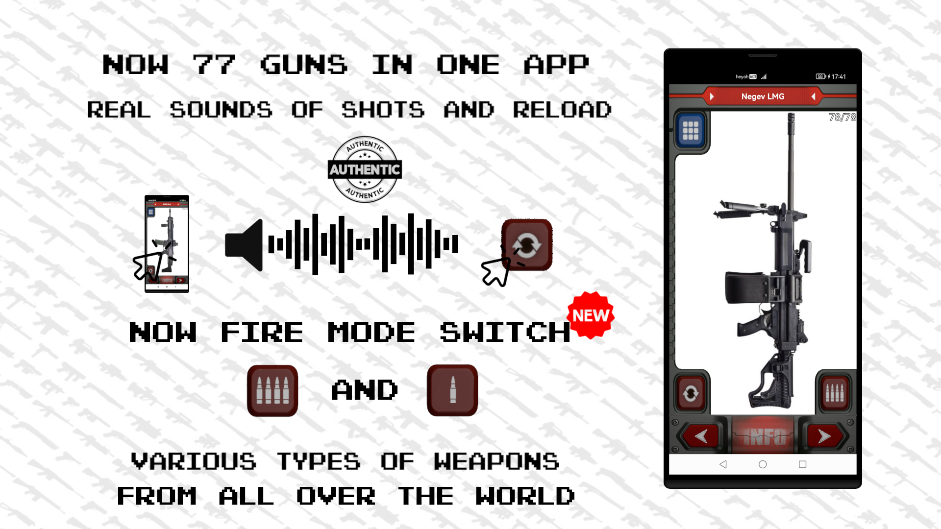 اسکرین شات 2 برنامه Guns - Shot Sounds