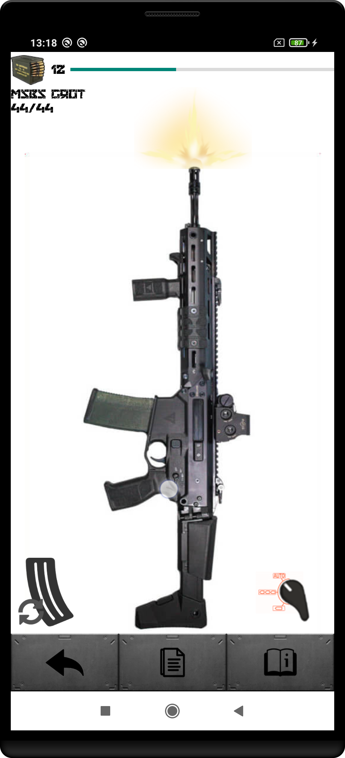اسکرین شات 5 برنامه Guns - Rifles Simulator