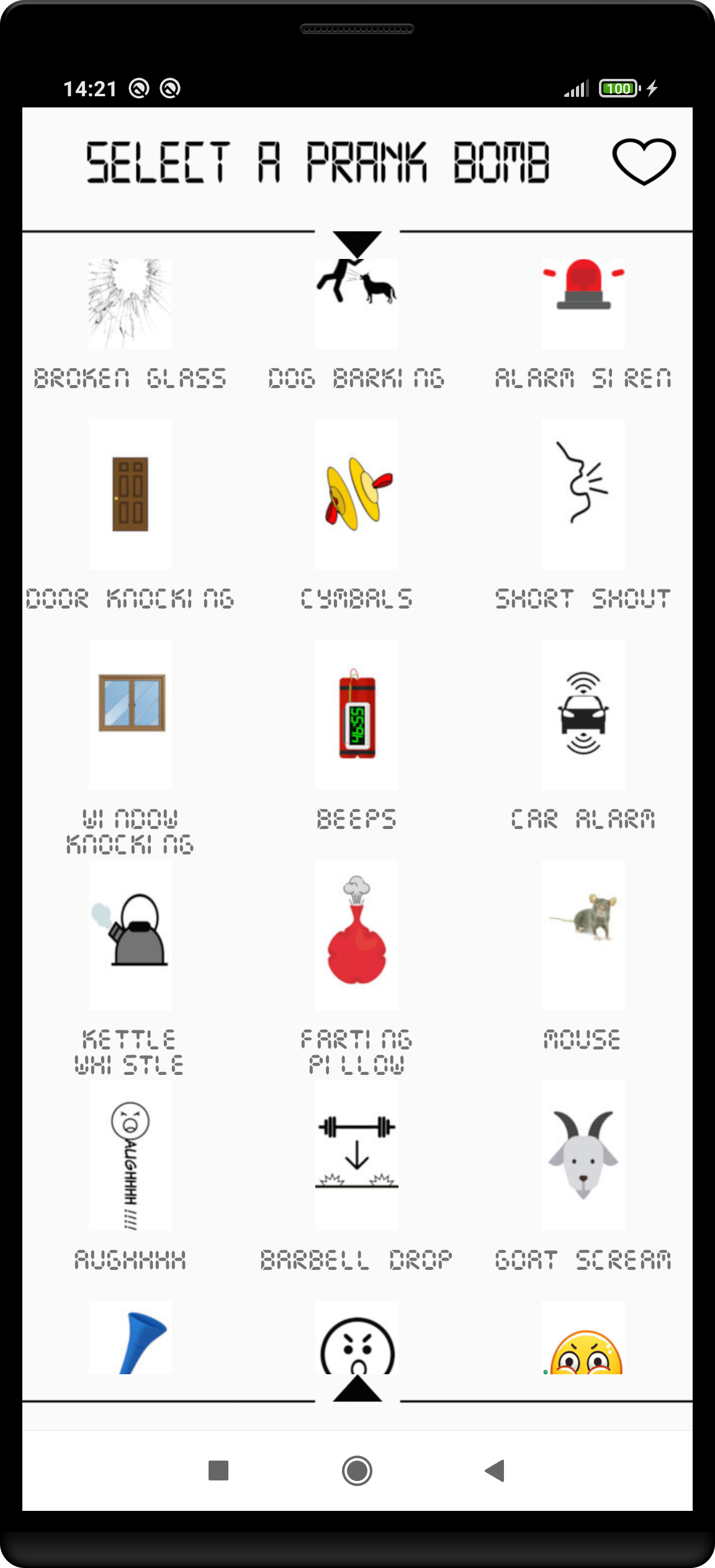 اسکرین شات 8 برنامه Bombs - Sound Pranks