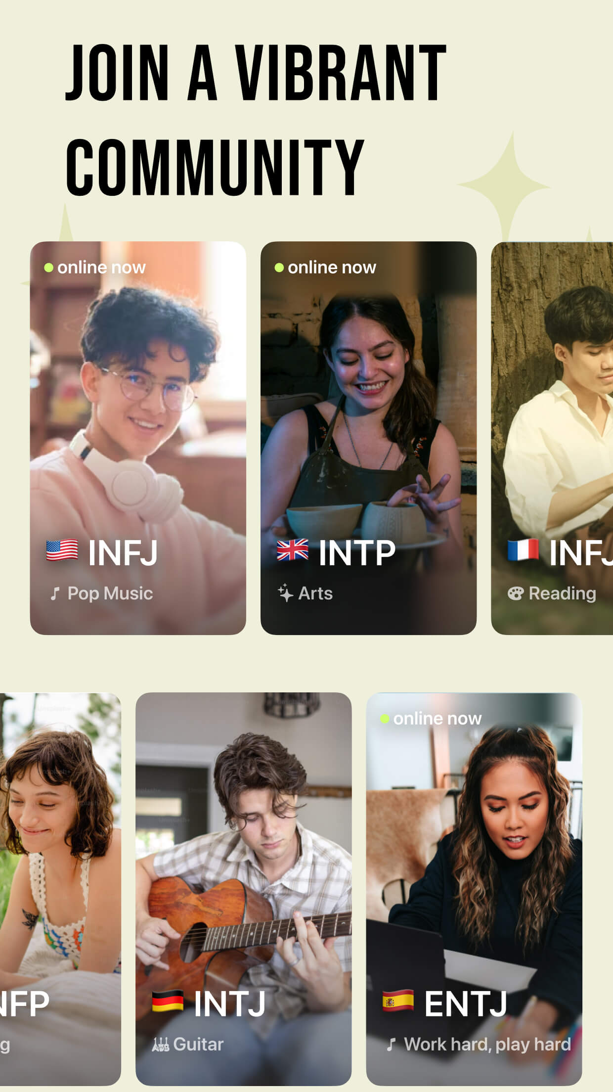 اسکرین شات 2 برنامه Pdb App: Personality & Friends
