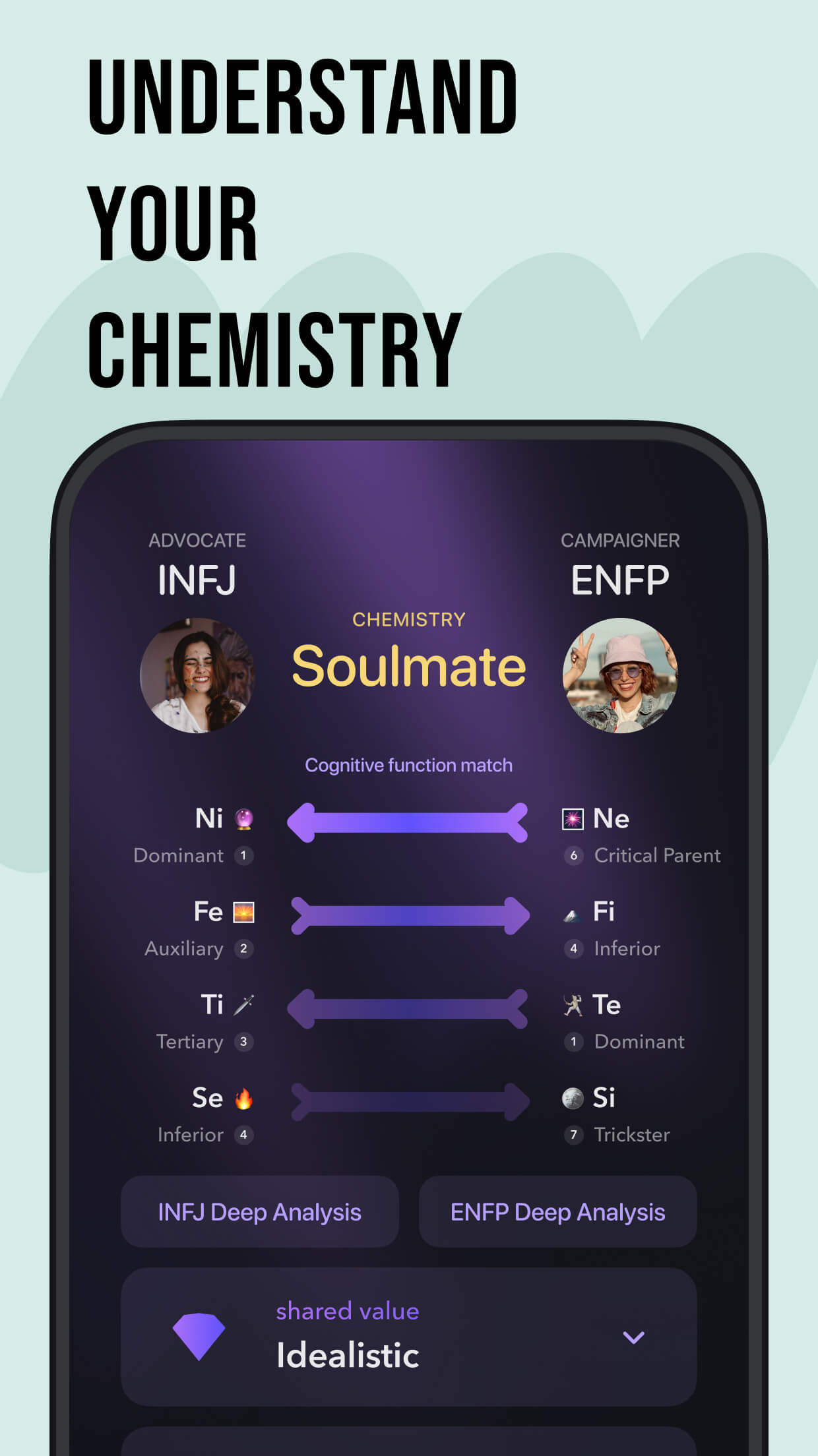 اسکرین شات 3 برنامه Pdb App: Personality & Friends