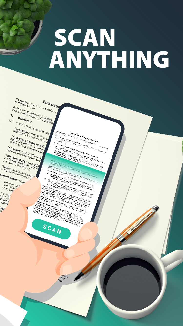 اسکرین شات 1 برنامه Cam PDF: Scanner, PDF Creator