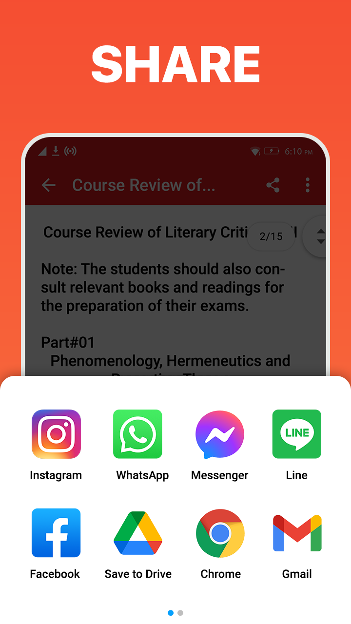 اسکرین شات 7 برنامه Document Reader: Read All File