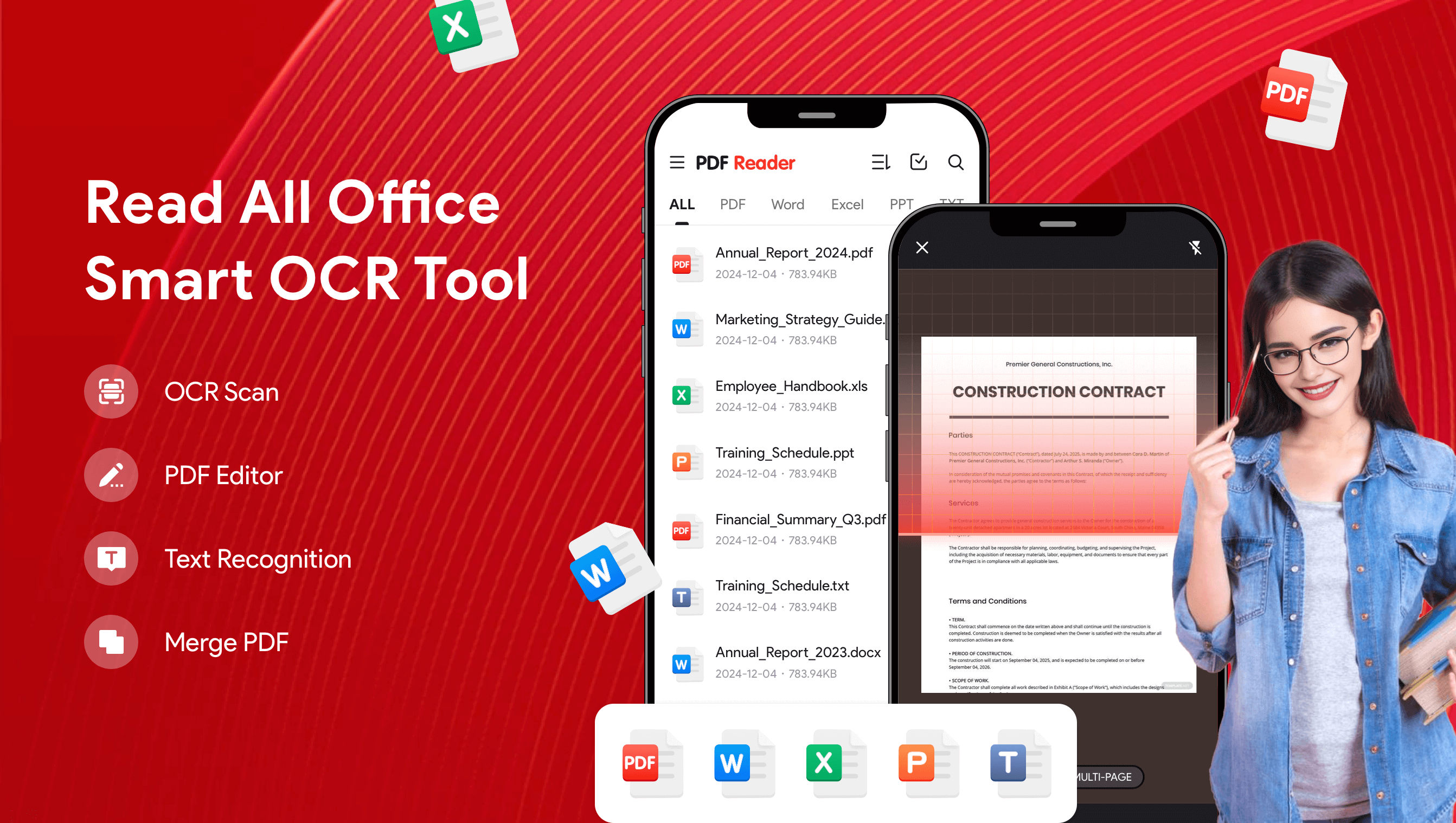 اسکرین شات 1 برنامه PDF Reader & Editor