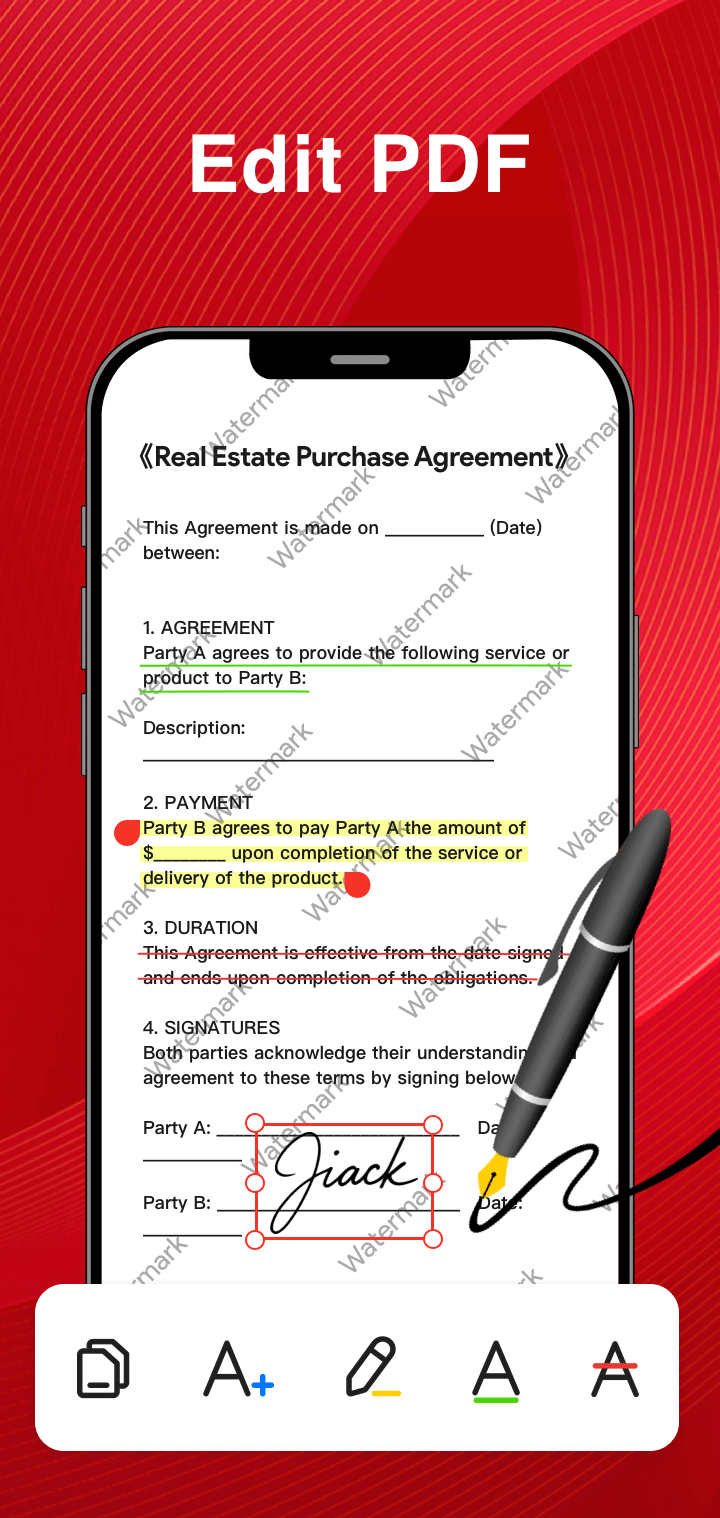 اسکرین شات 3 برنامه READit: PDF Reader & Editor