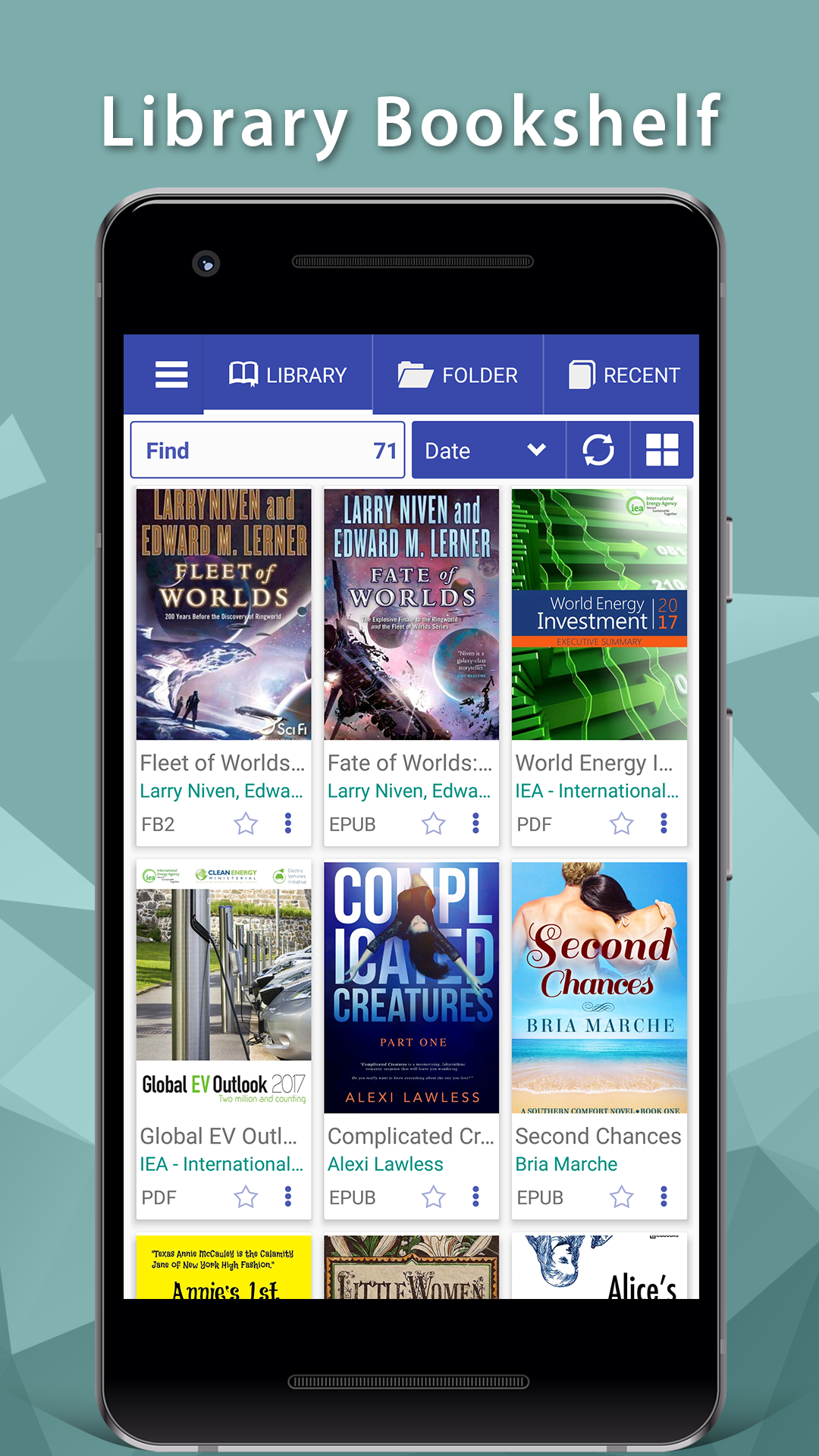 اسکرین شات 1 برنامه PDF Reader: Made with Love