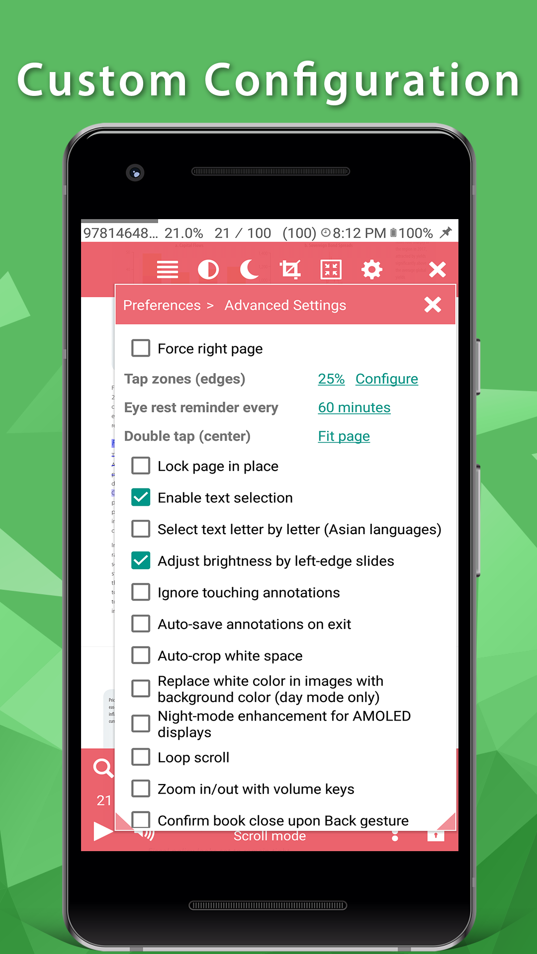 اسکرین شات 8 برنامه PDF Reader: Made with Love