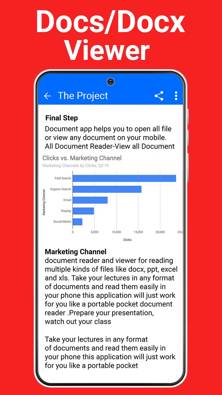 اسکرین شات 4 برنامه PDF Reader - Document Reader
