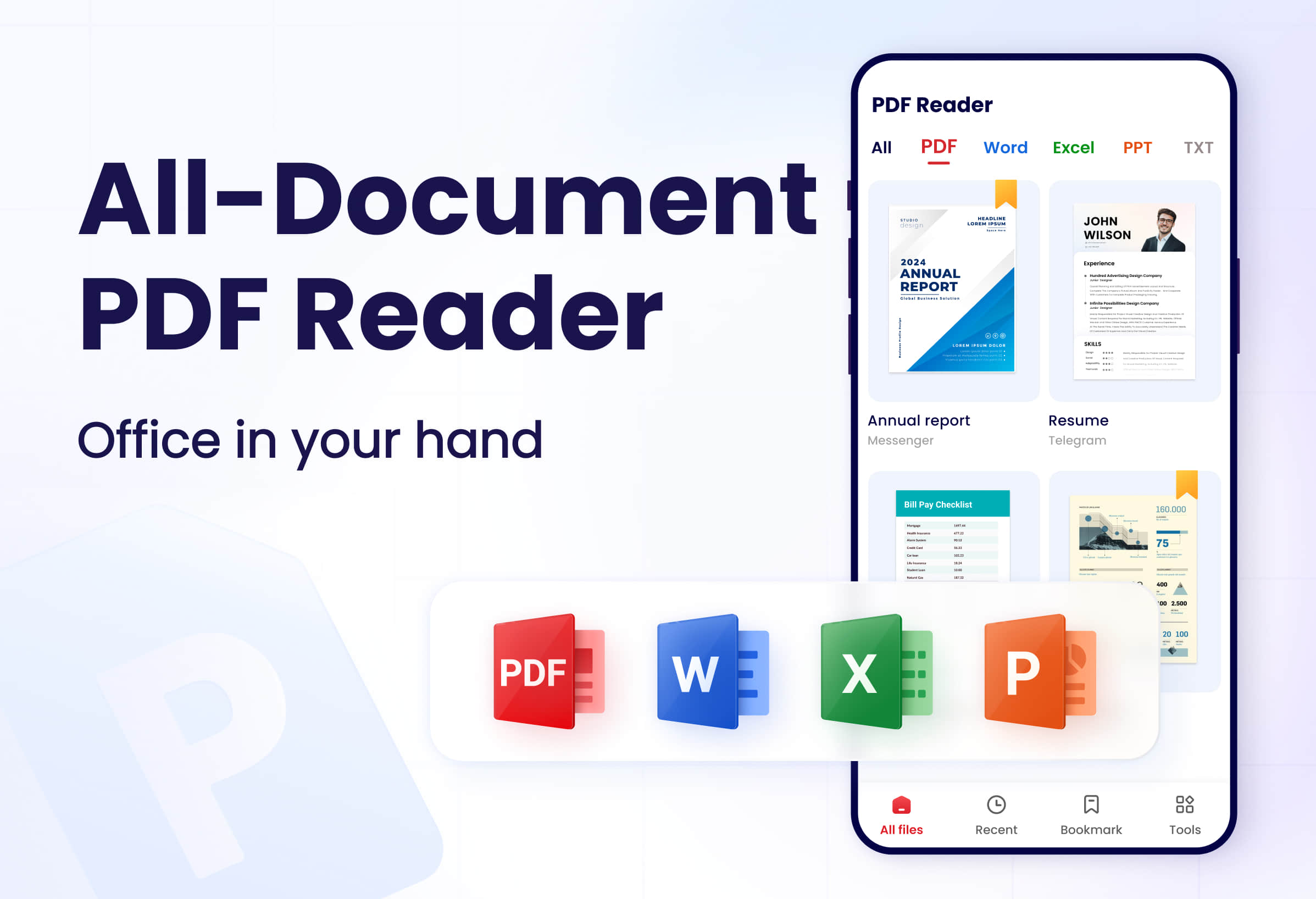 اسکرین شات 1 برنامه PDF Reader - PDF Viewer