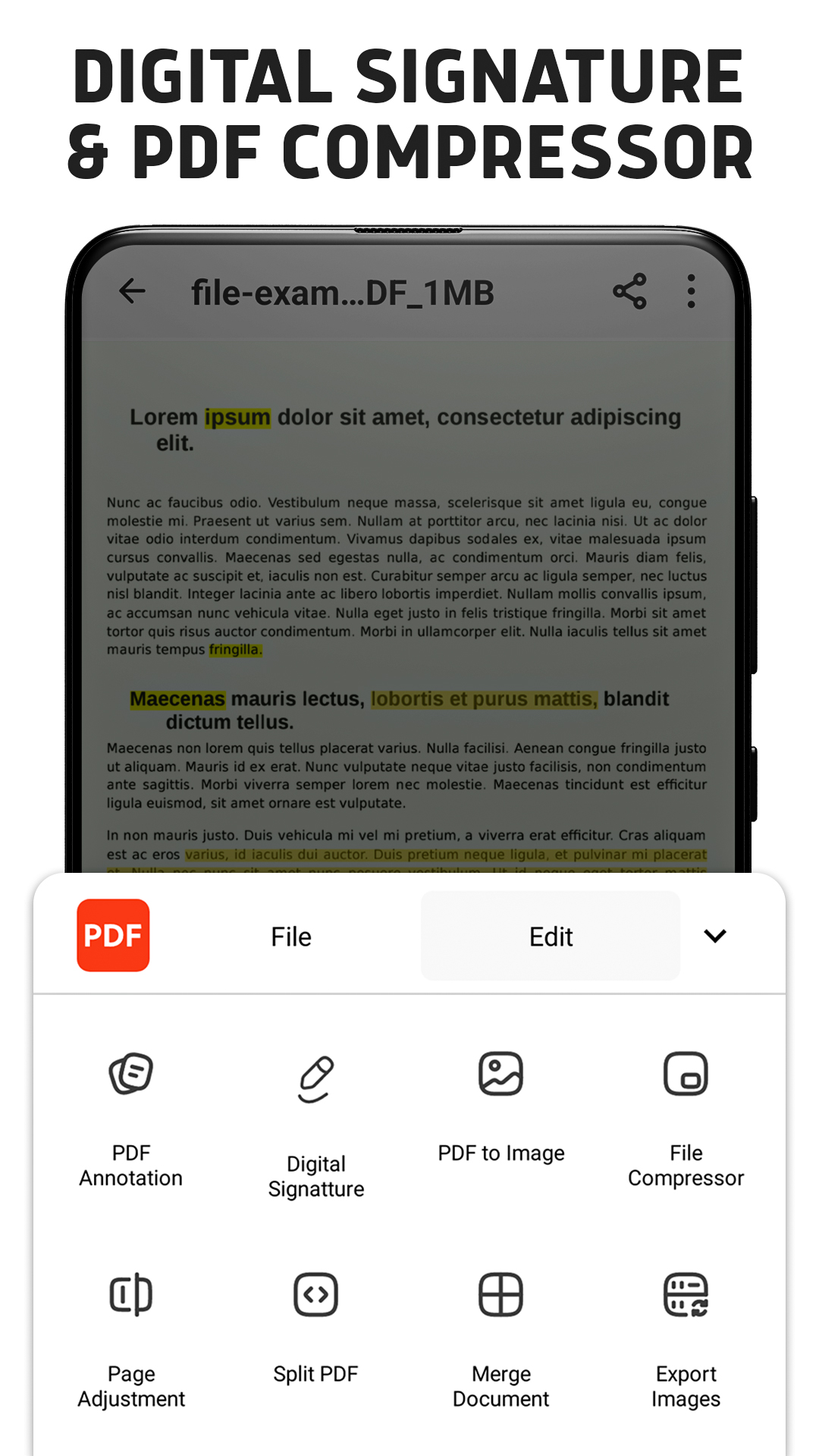 اسکرین شات 3 برنامه PDF Reader and PDF Editor App