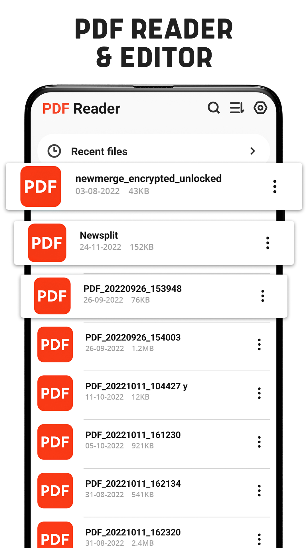 اسکرین شات 1 برنامه PDF Reader and PDF Editor App