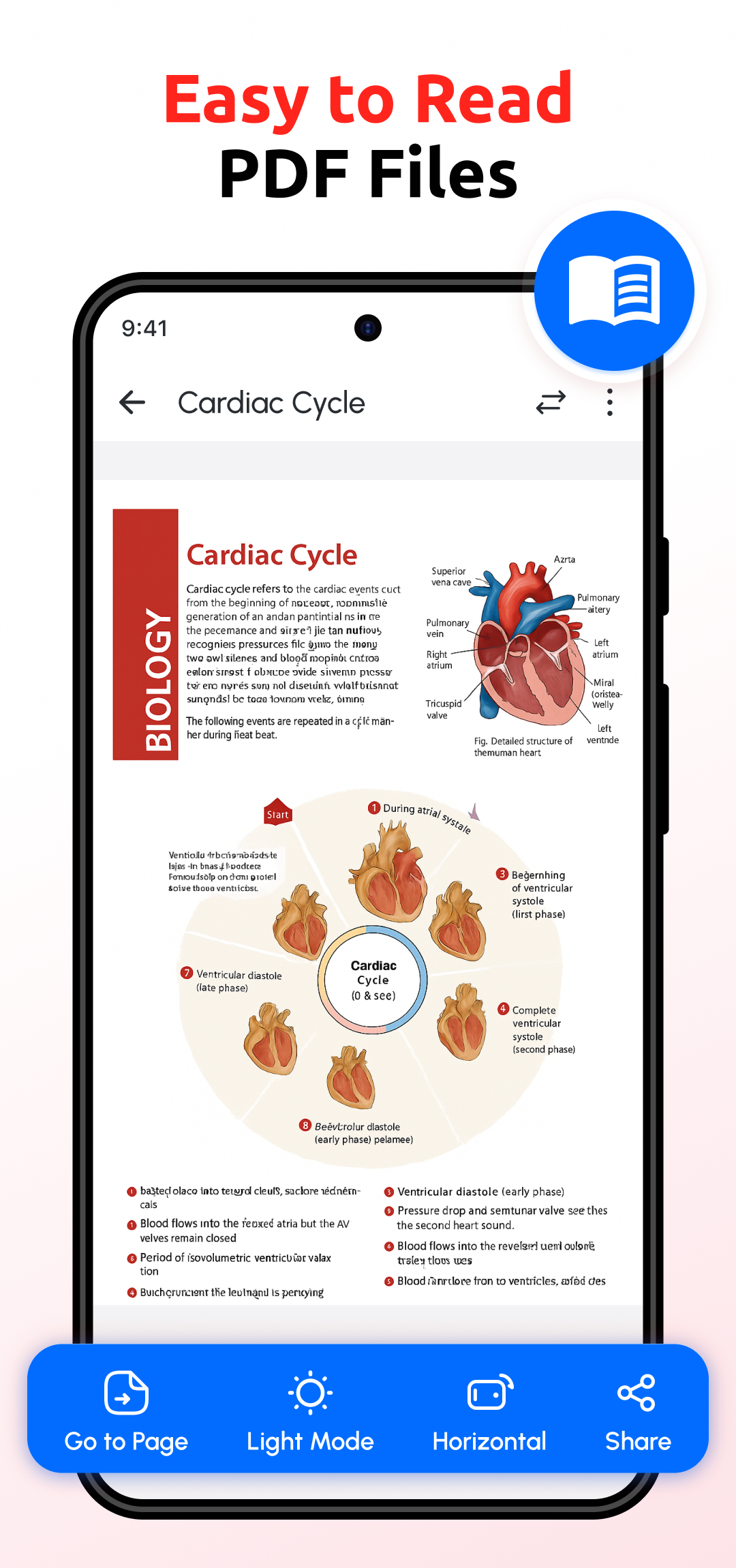 اسکرین شات 2 برنامه PDF Reader - Read All PDF