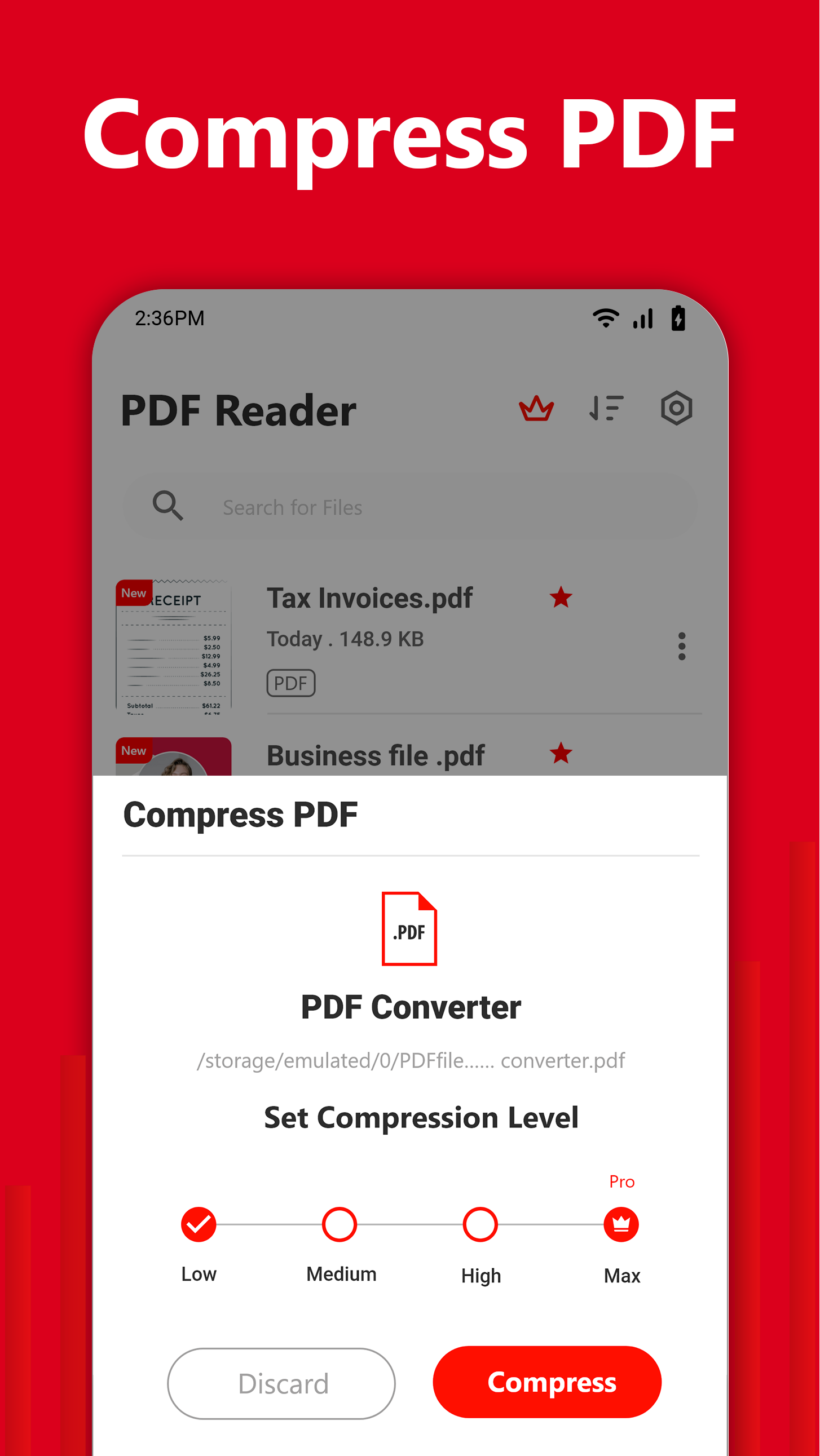 اسکرین شات 5 برنامه PDF Reader - PDF Viewer App