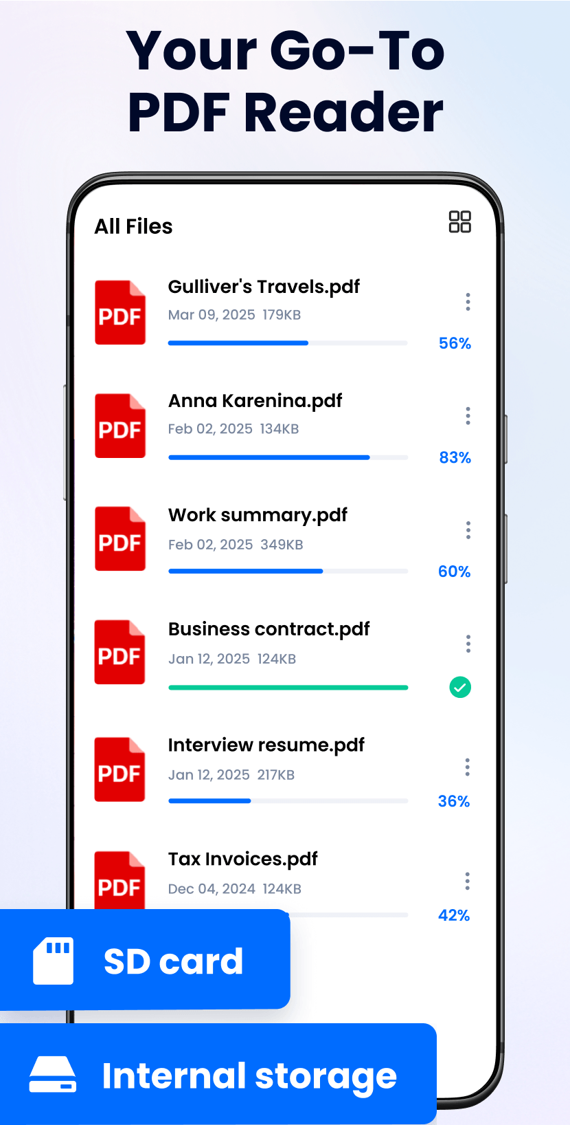 اسکرین شات 2 برنامه PDF Reader - PDF Editor