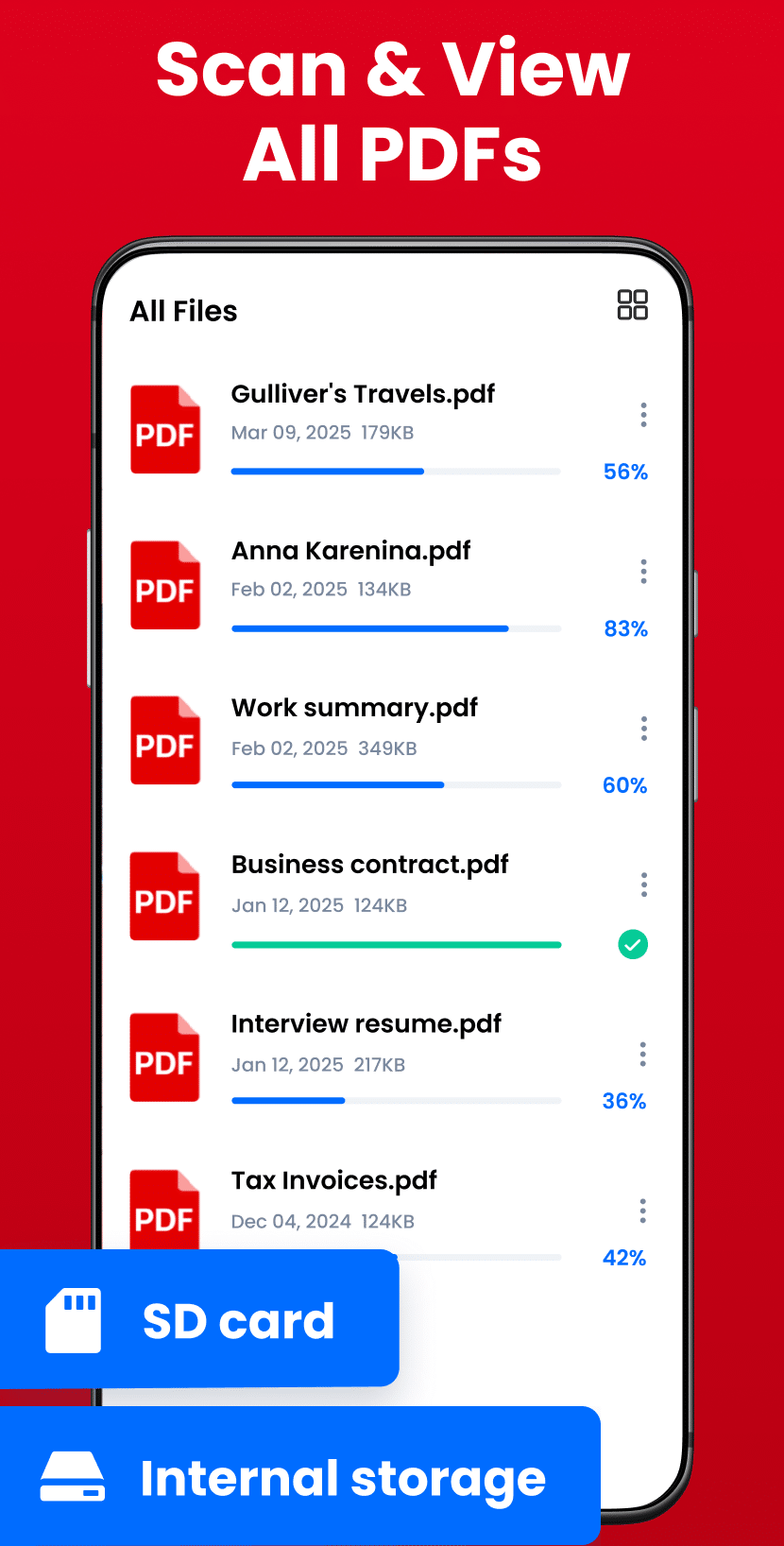 اسکرین شات 2 برنامه PDF Reader - PDF Editor