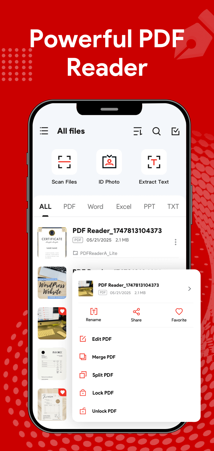 اسکرین شات 2 برنامه PDF Reader - Editor & Scanner