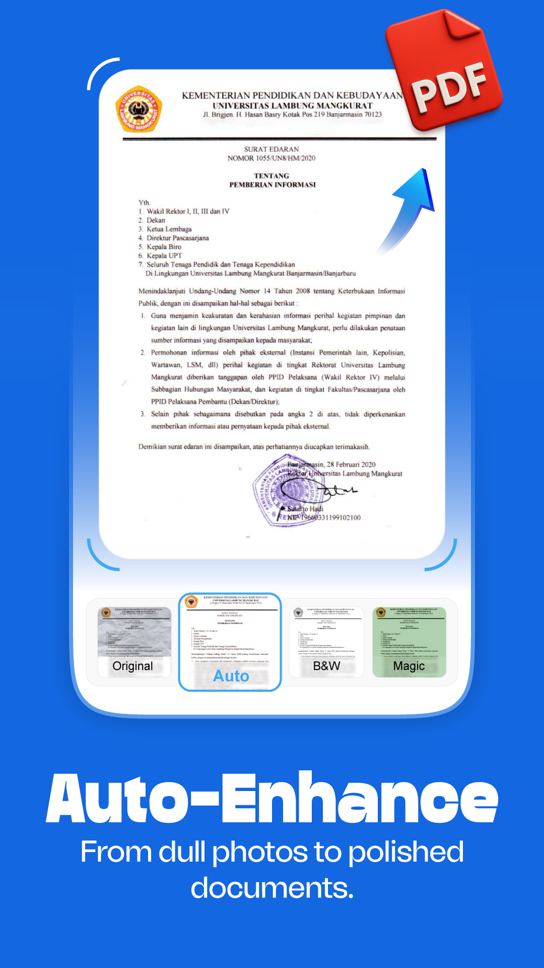 اسکرین شات 2 برنامه PDF Scanner App - Scan Docs
