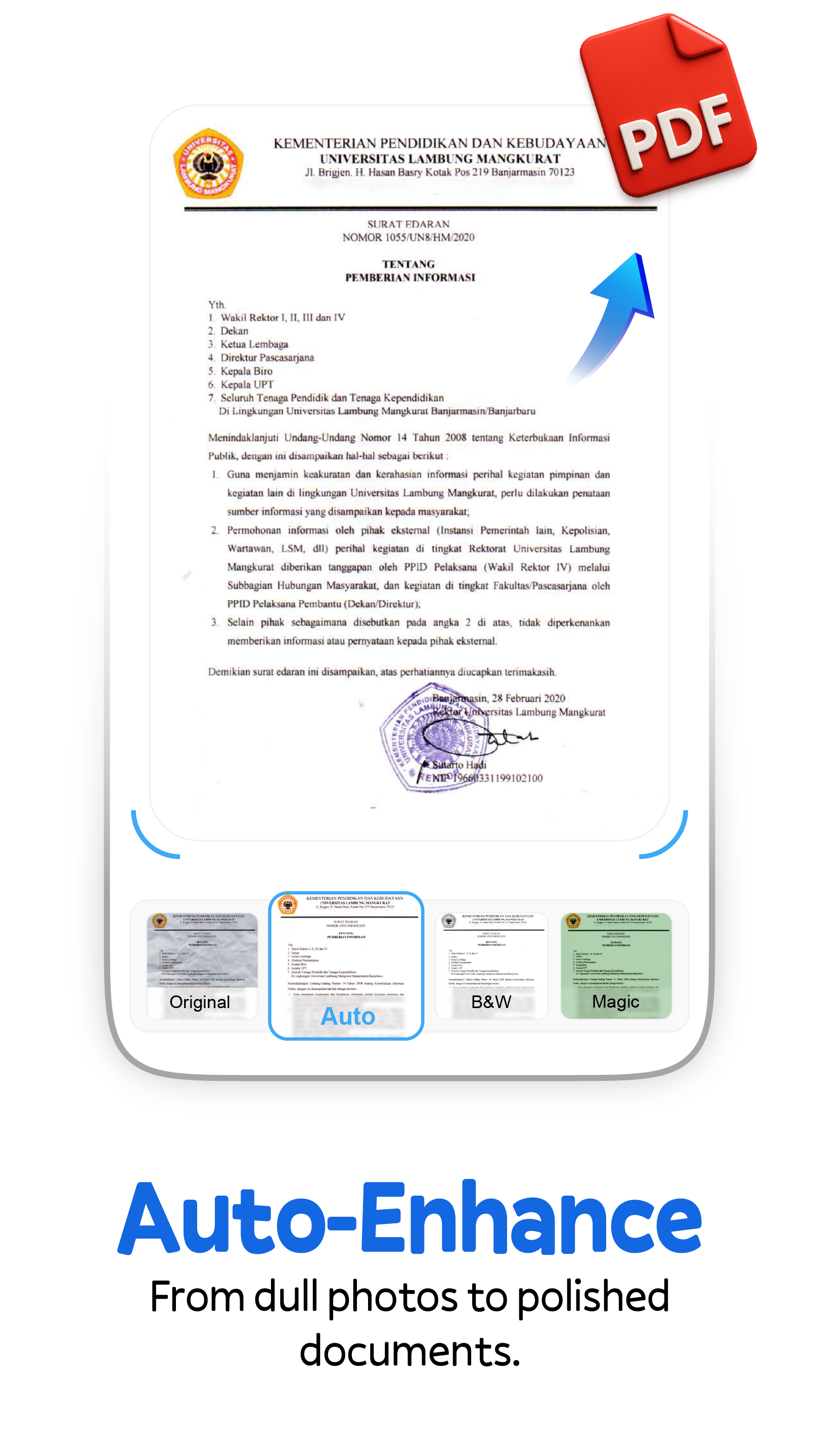 اسکرین شات 2 برنامه PDF Scanner - Camera Scanner