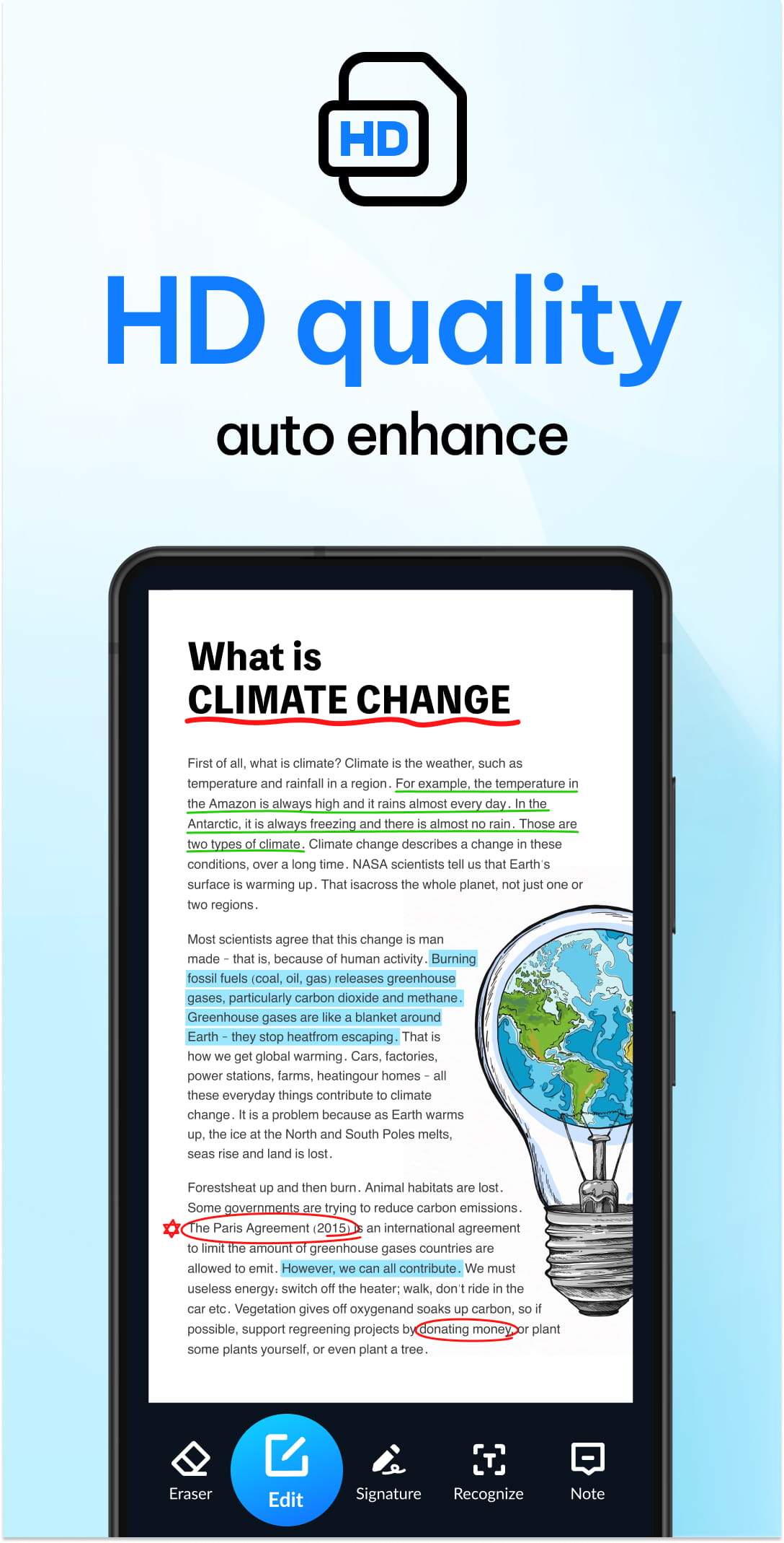 اسکرین شات 3 برنامه PDF Scanner APP - Scan to PDF