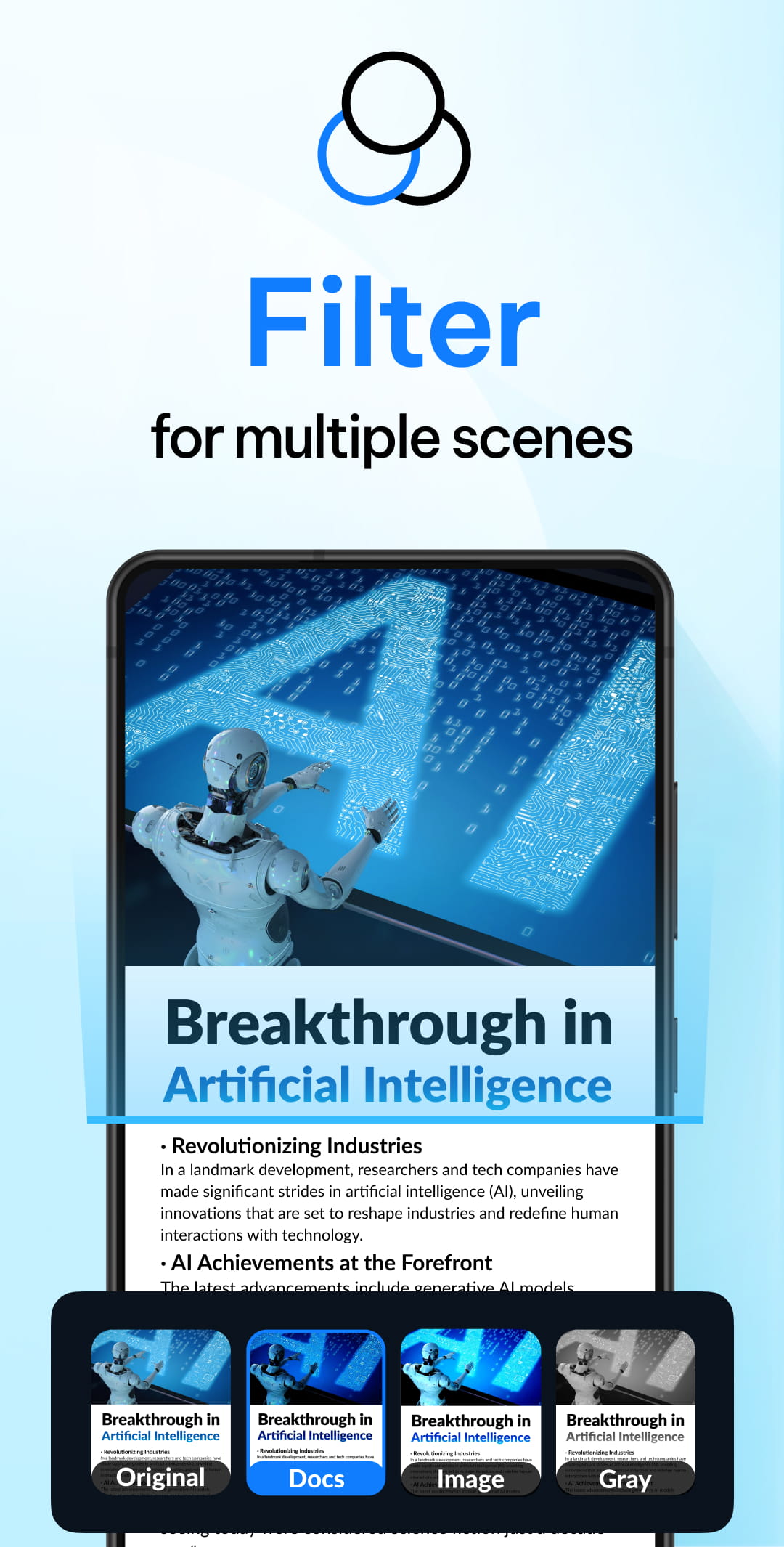 اسکرین شات 2 برنامه PDF Scanner APP - Scan to PDF