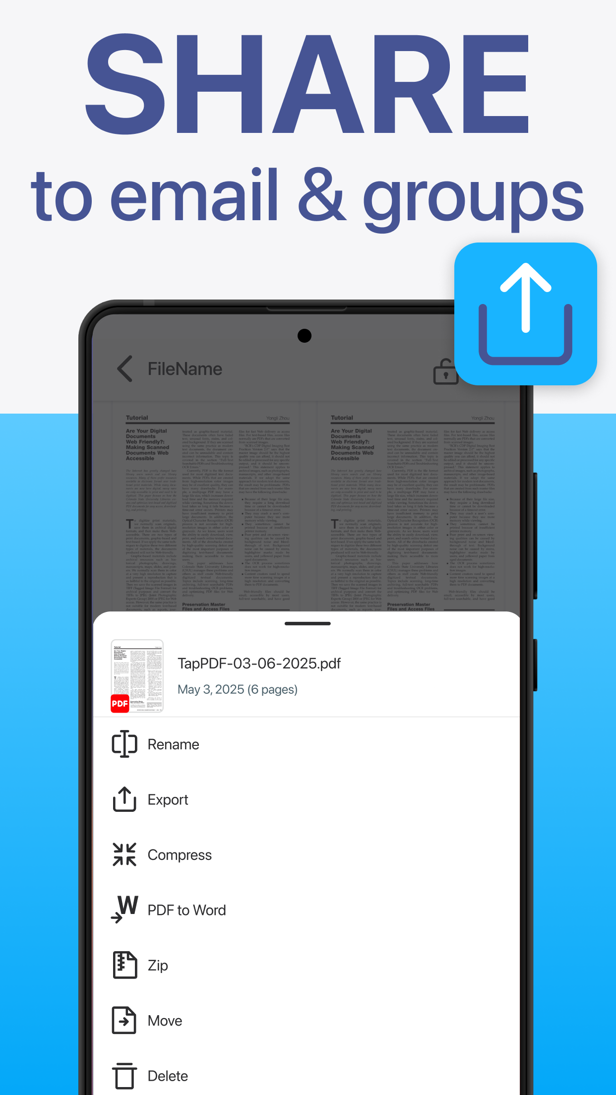 اسکرین شات 5 برنامه PDF Scanner app - TapScanner