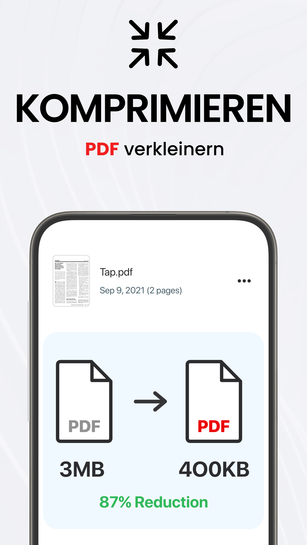 اسکرین شات 8 برنامه Scan zu PDF App - TapScanner