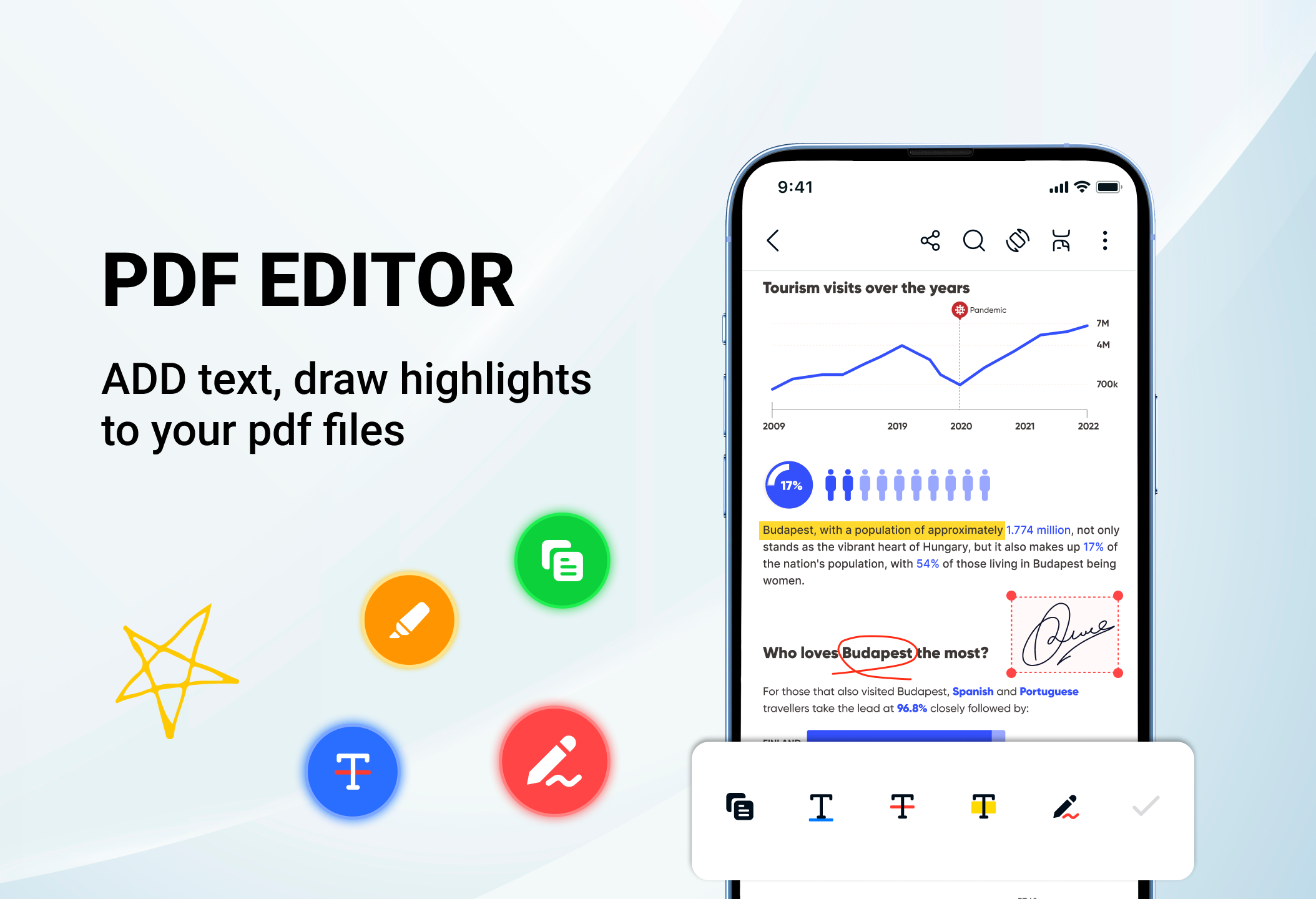 اسکرین شات 2 برنامه PDF Reader, All PDF Editor