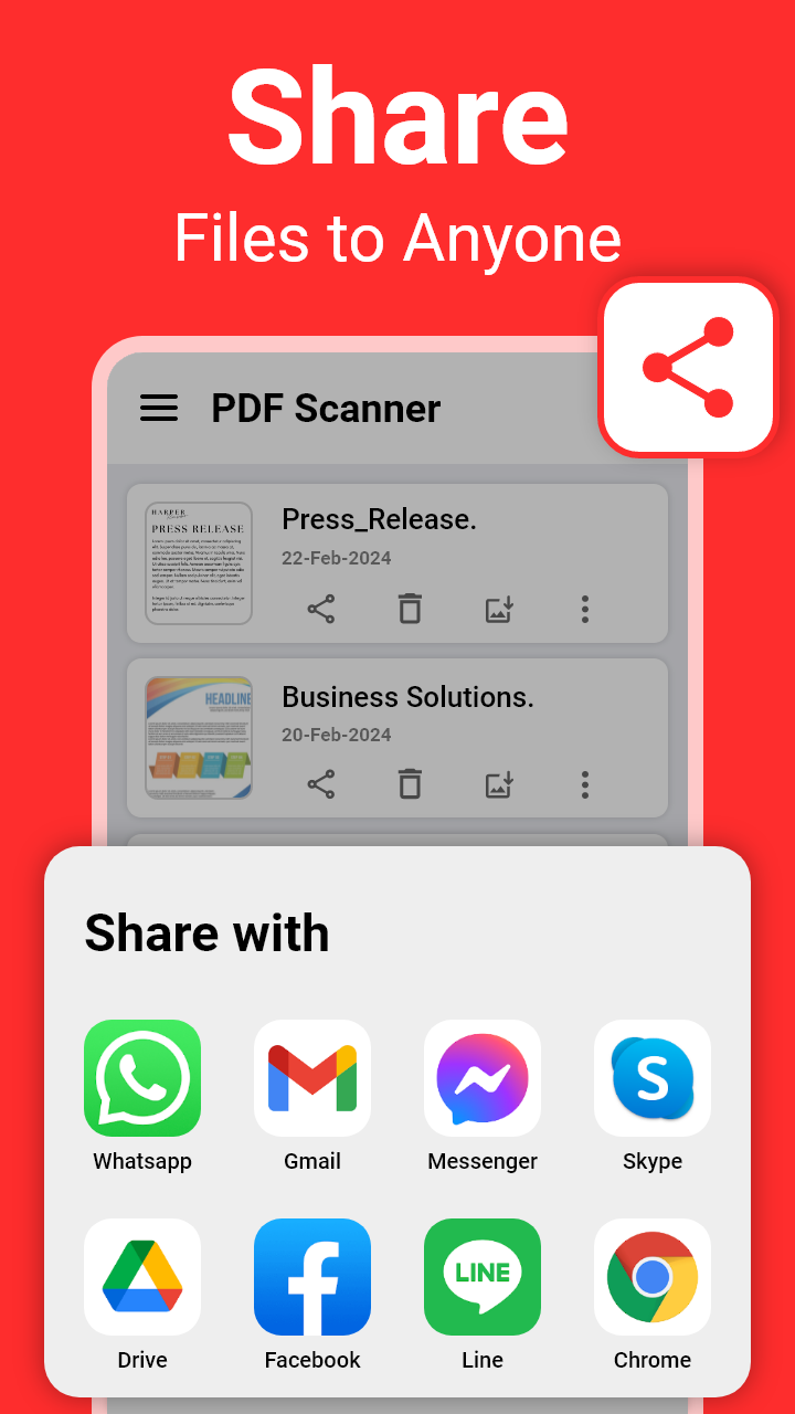 اسکرین شات 4 برنامه PDF Scanner App