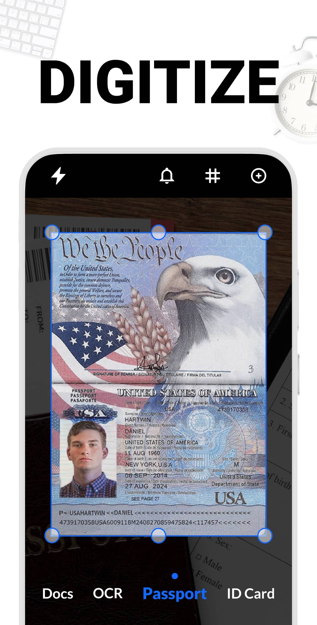 اسکرین شات 3 برنامه PDF Scanner - Document Scanner