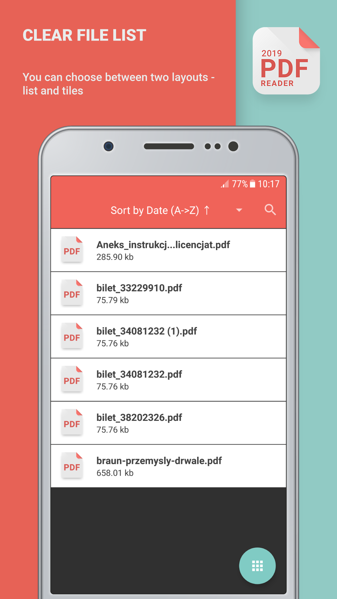 اسکرین شات 1 برنامه PDF Reader